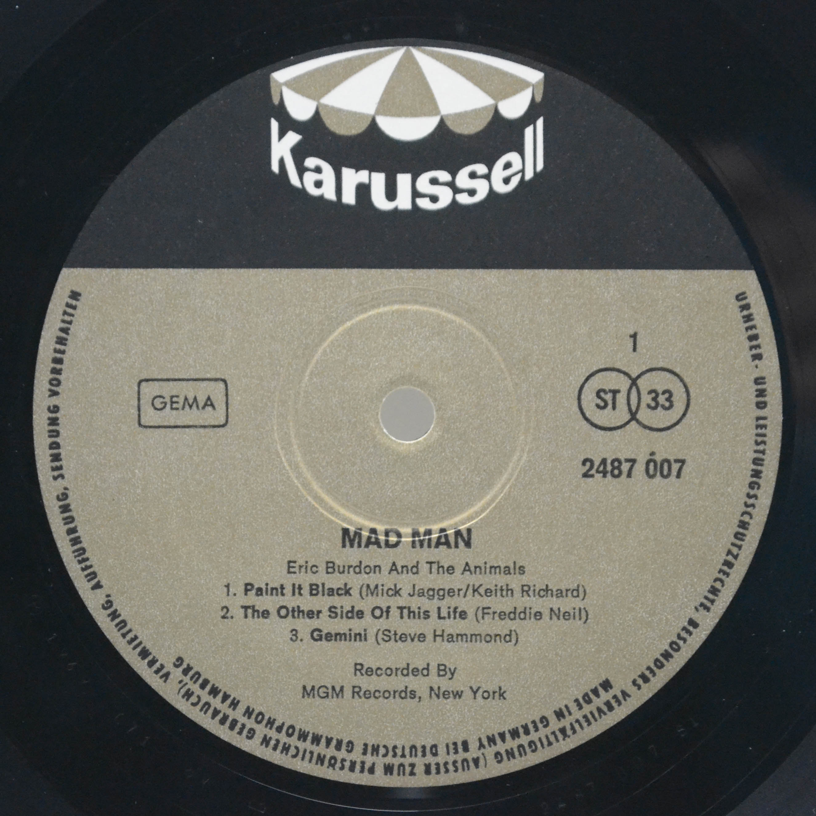 Виниловая пластинка Eric Burdon — Mad Man (2LP), 1971