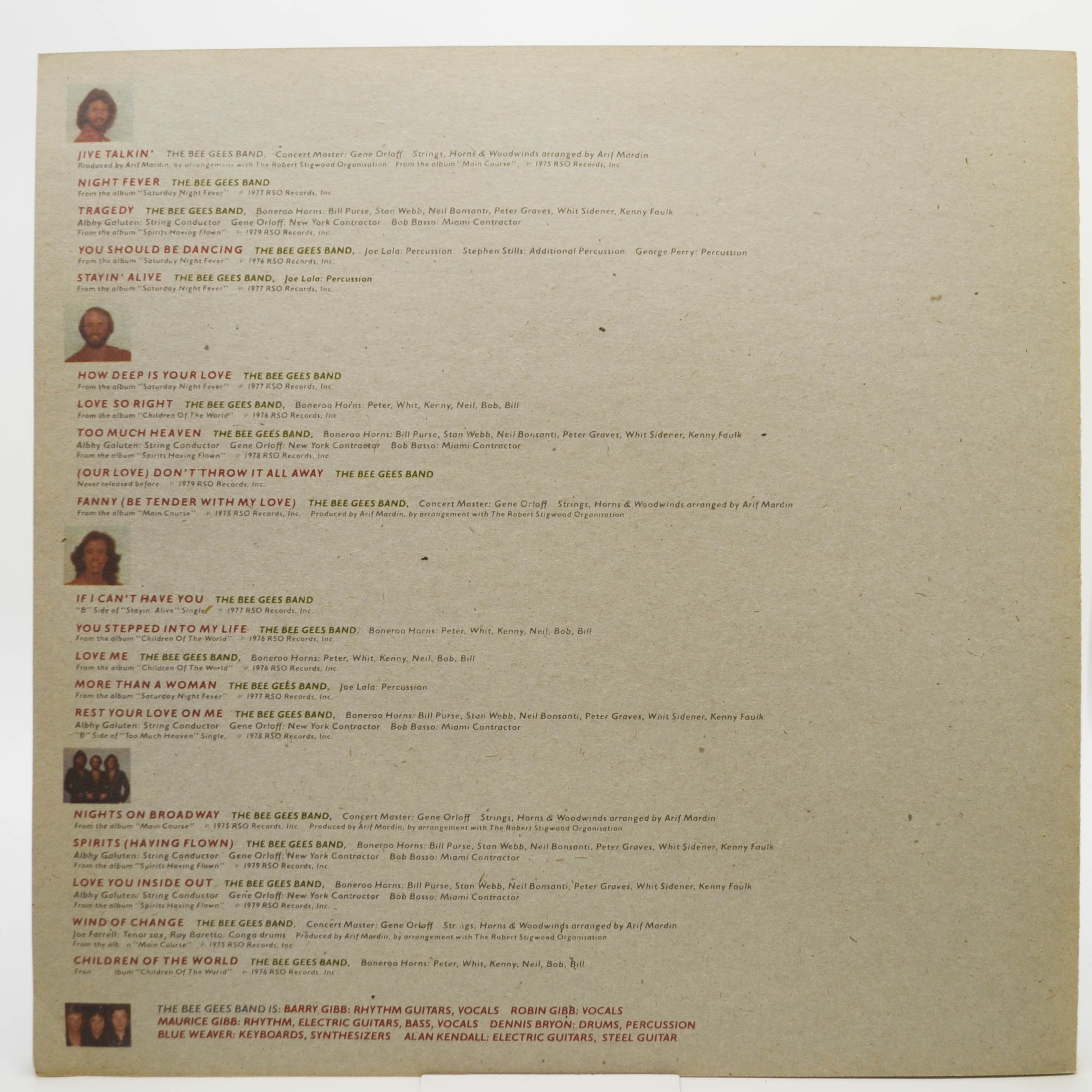 Bee Gees — Greatest (2LP), 1980