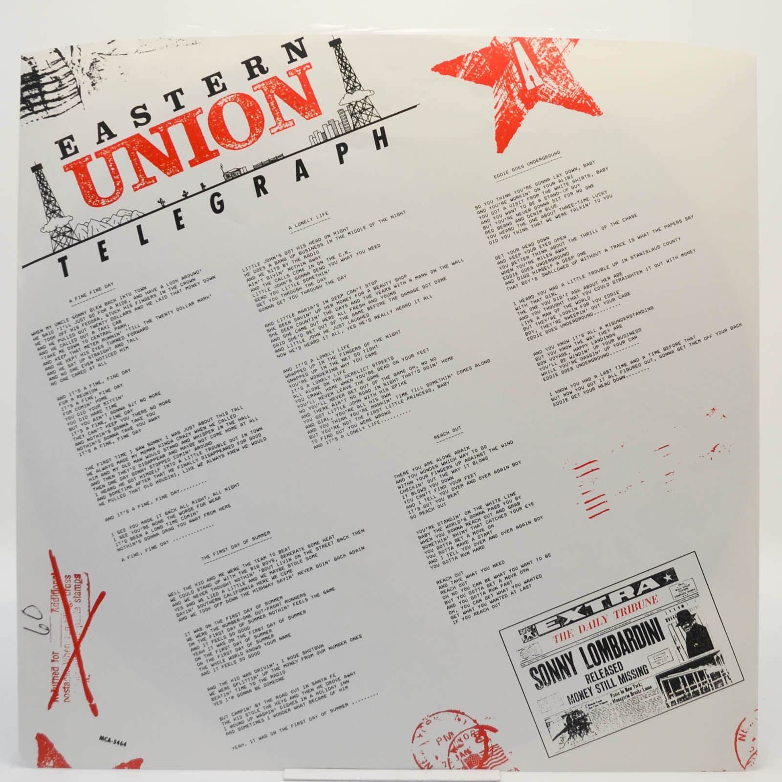 Виниловая пластинка Tony Carey — Some Tough City (USA), 1984