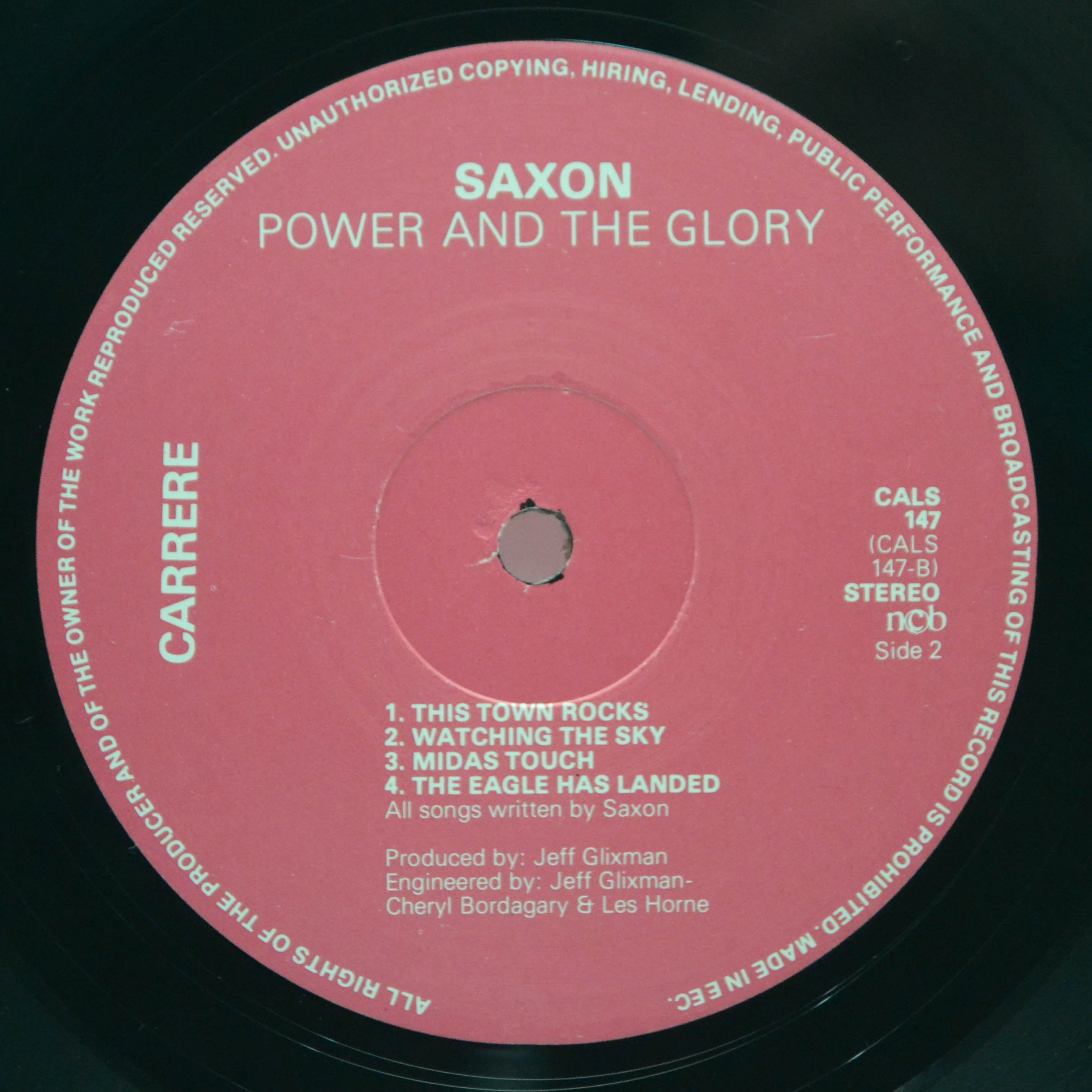 Виниловая пластинка Saxon — Power & The Glory, 1983
