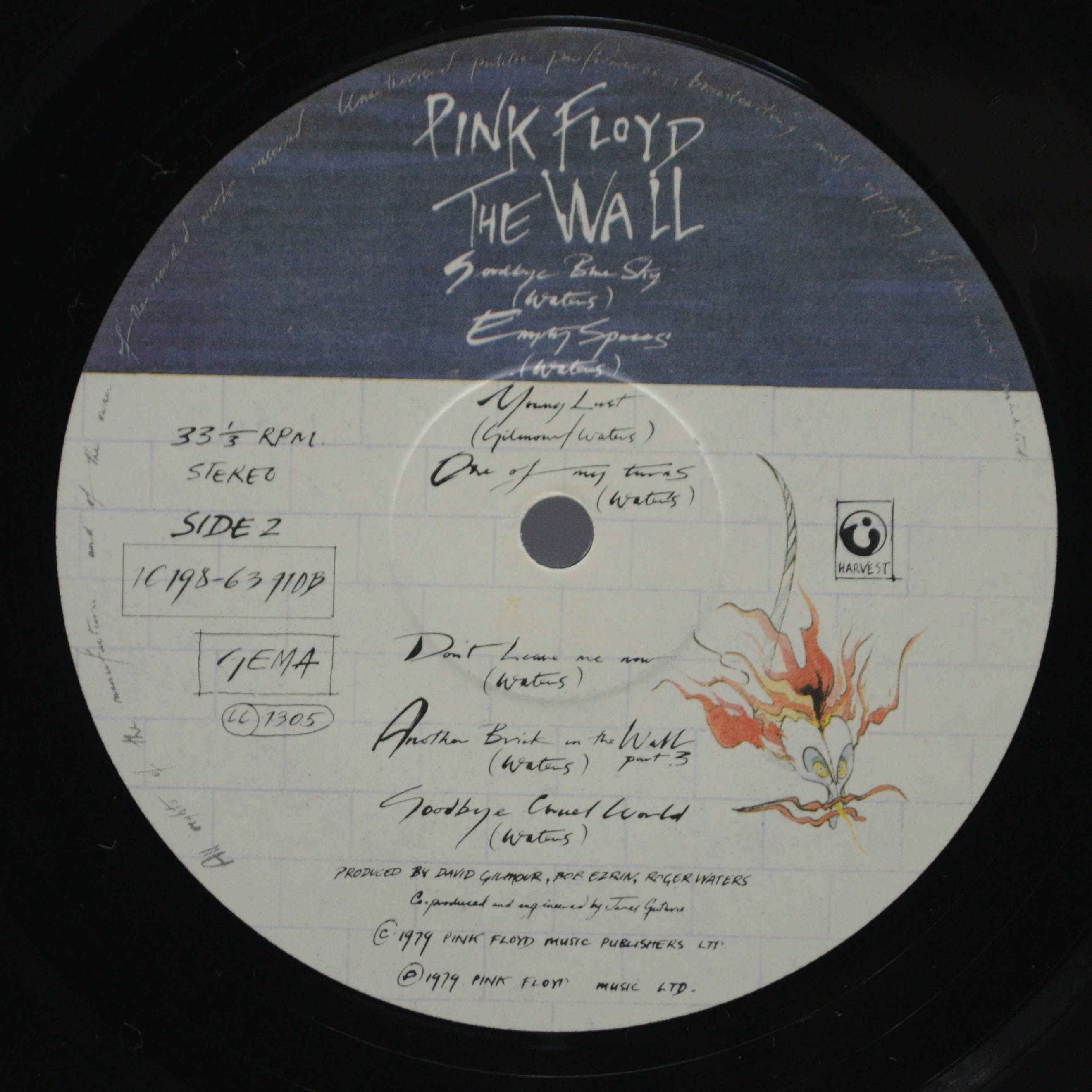Виниловая пластинка Pink Floyd — The Wall (2LP), 1979