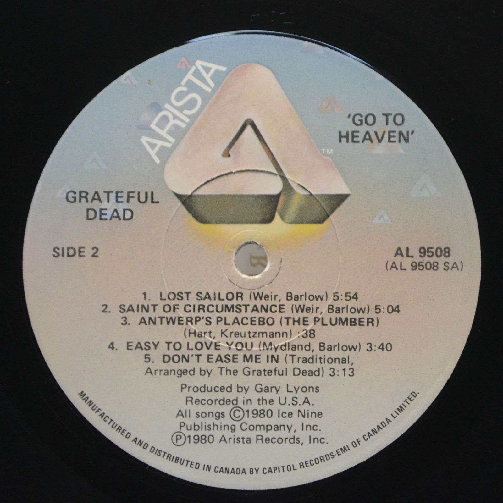 Виниловая пластинка Grateful Dead — Go To Heaven, 1980