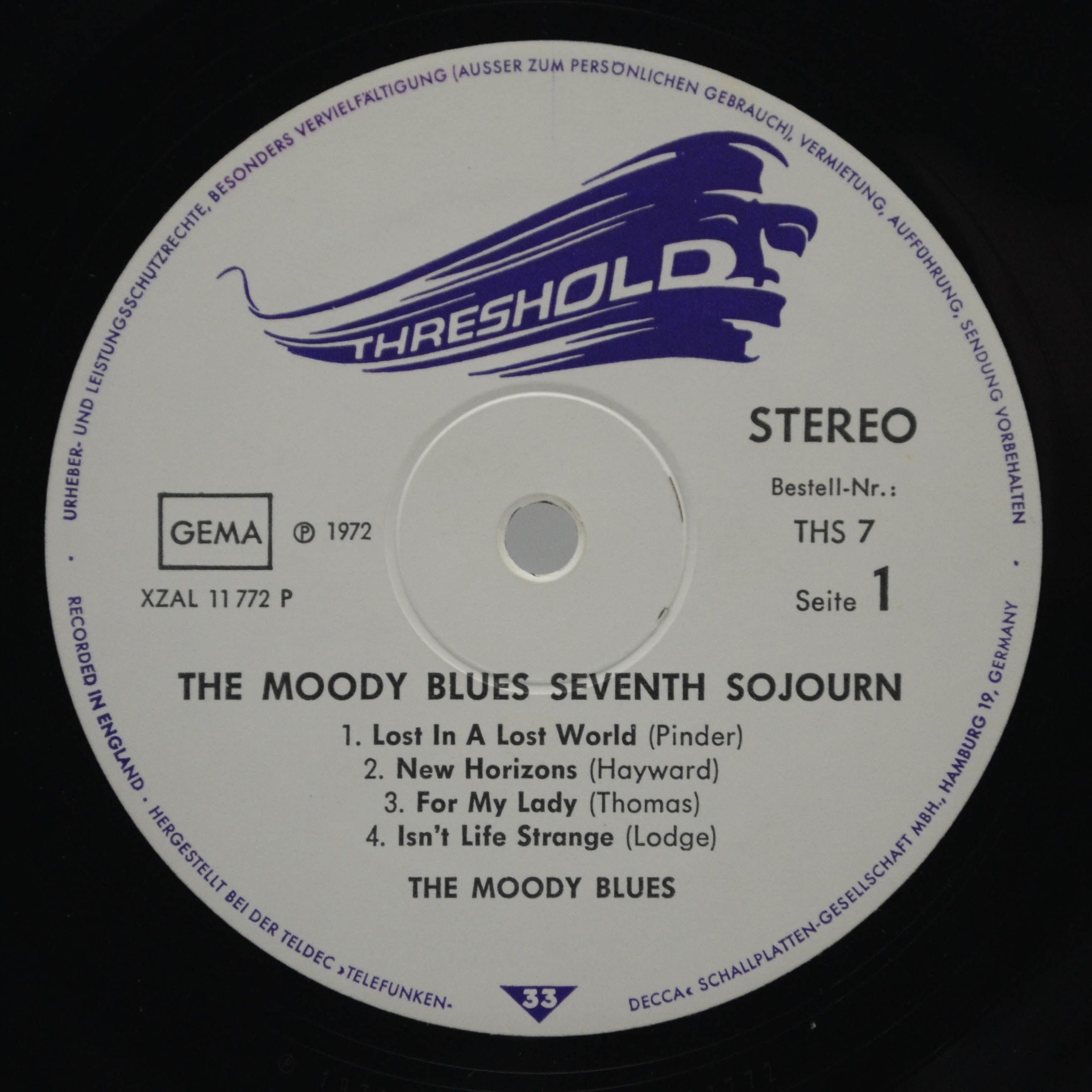 Виниловая пластинка Moody Blues — Seventh Sojourn, 1973