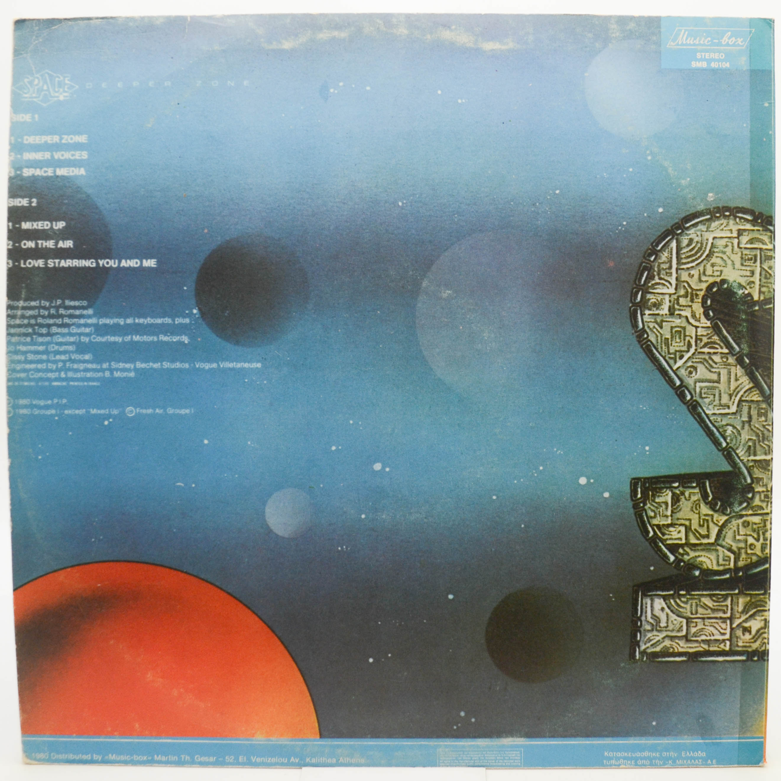 Space — Deeper Zone, 1980