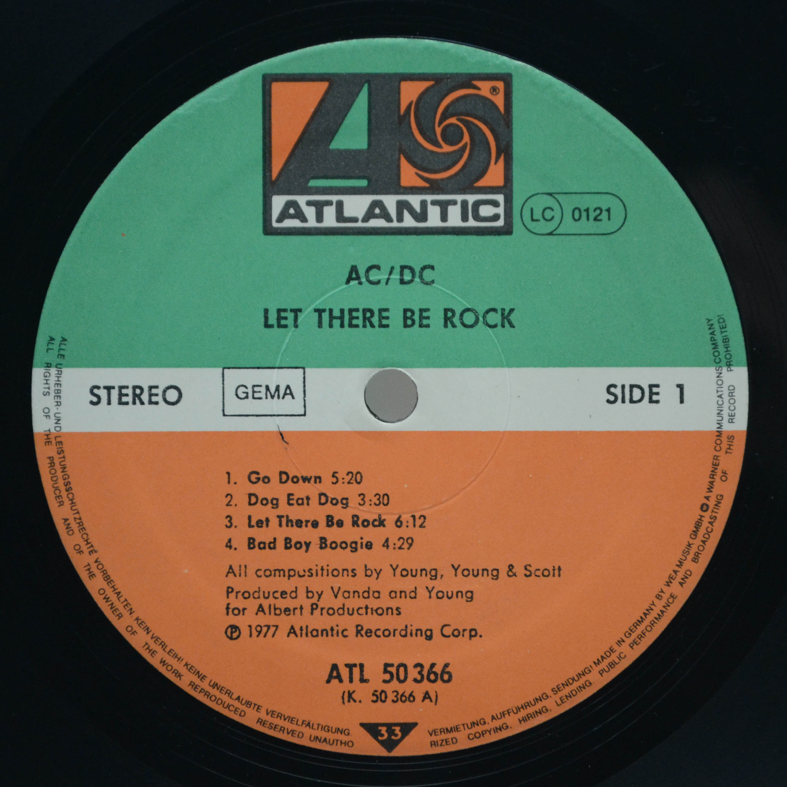 Виниловая пластинка AC/DC — Let There Be Rock, 1977