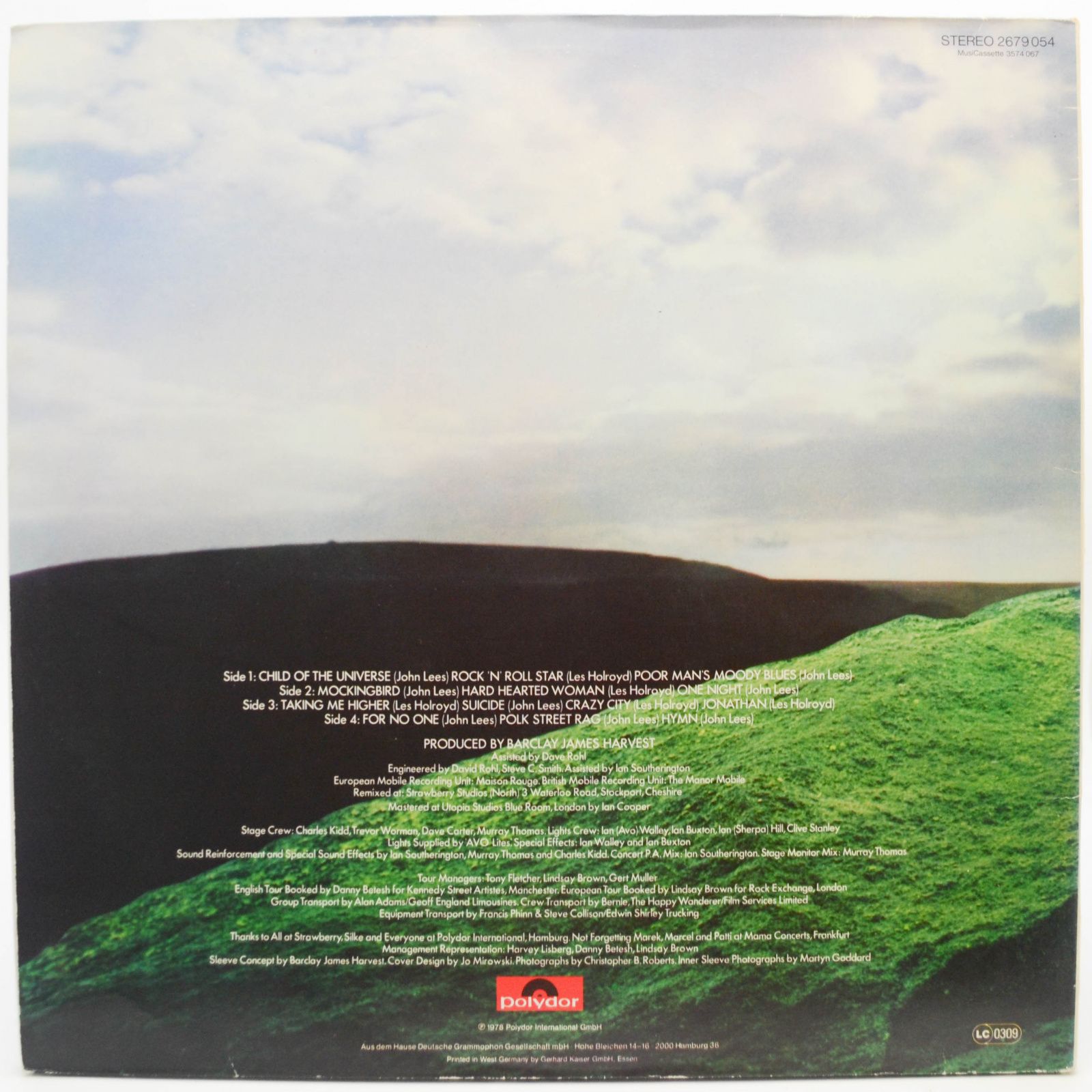 Виниловая пластинка Barclay James Harvest — Live Tapes (2LP), 1978