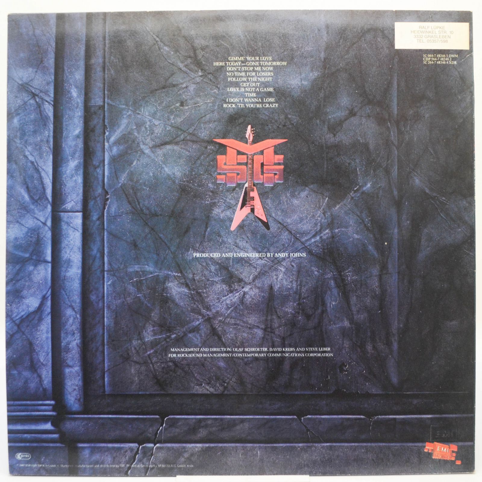 Виниловая пластинка McAuley Schenker Group — Perfect Timing, 1987
