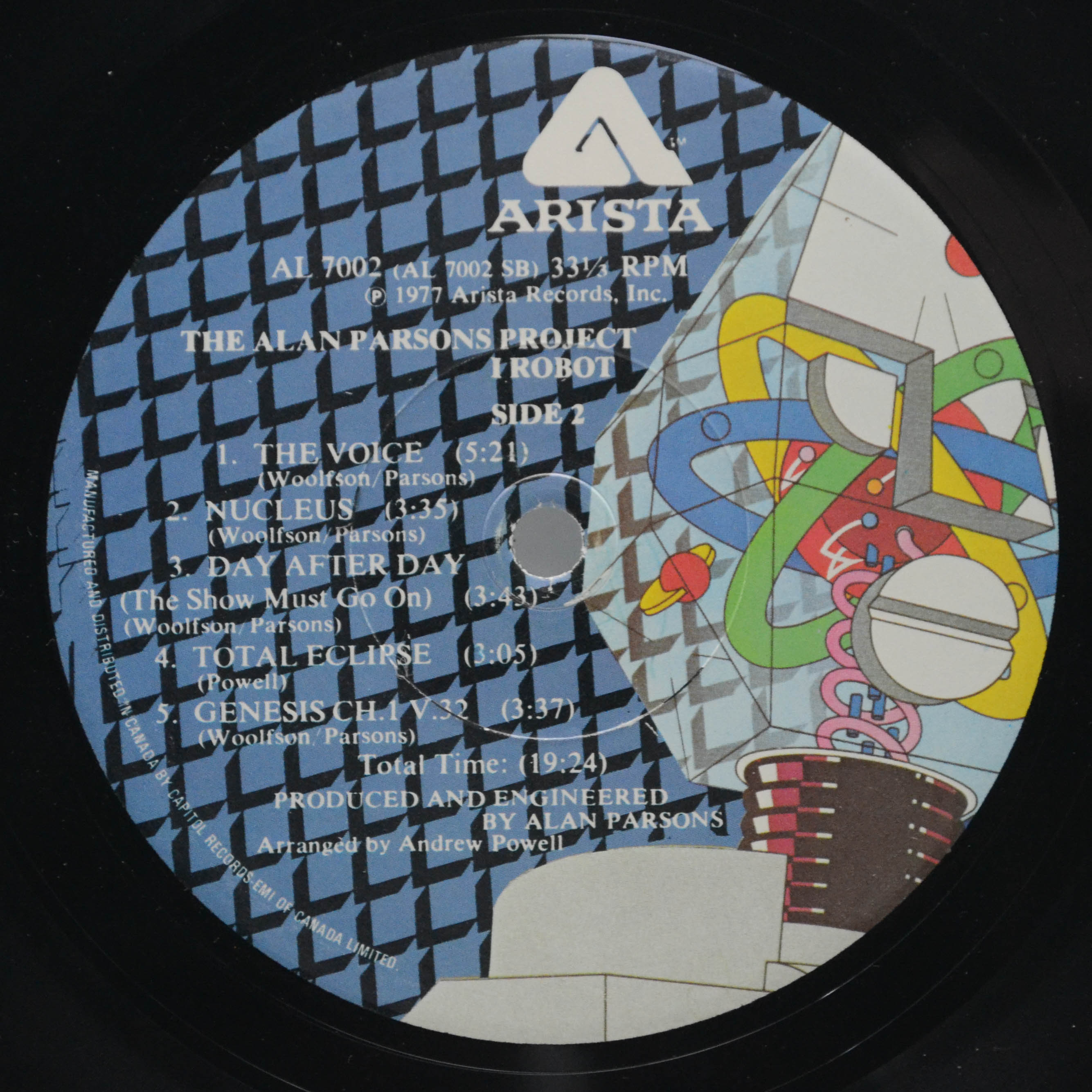 Виниловая пластинка Alan Parsons Project — I Robot, 1977
