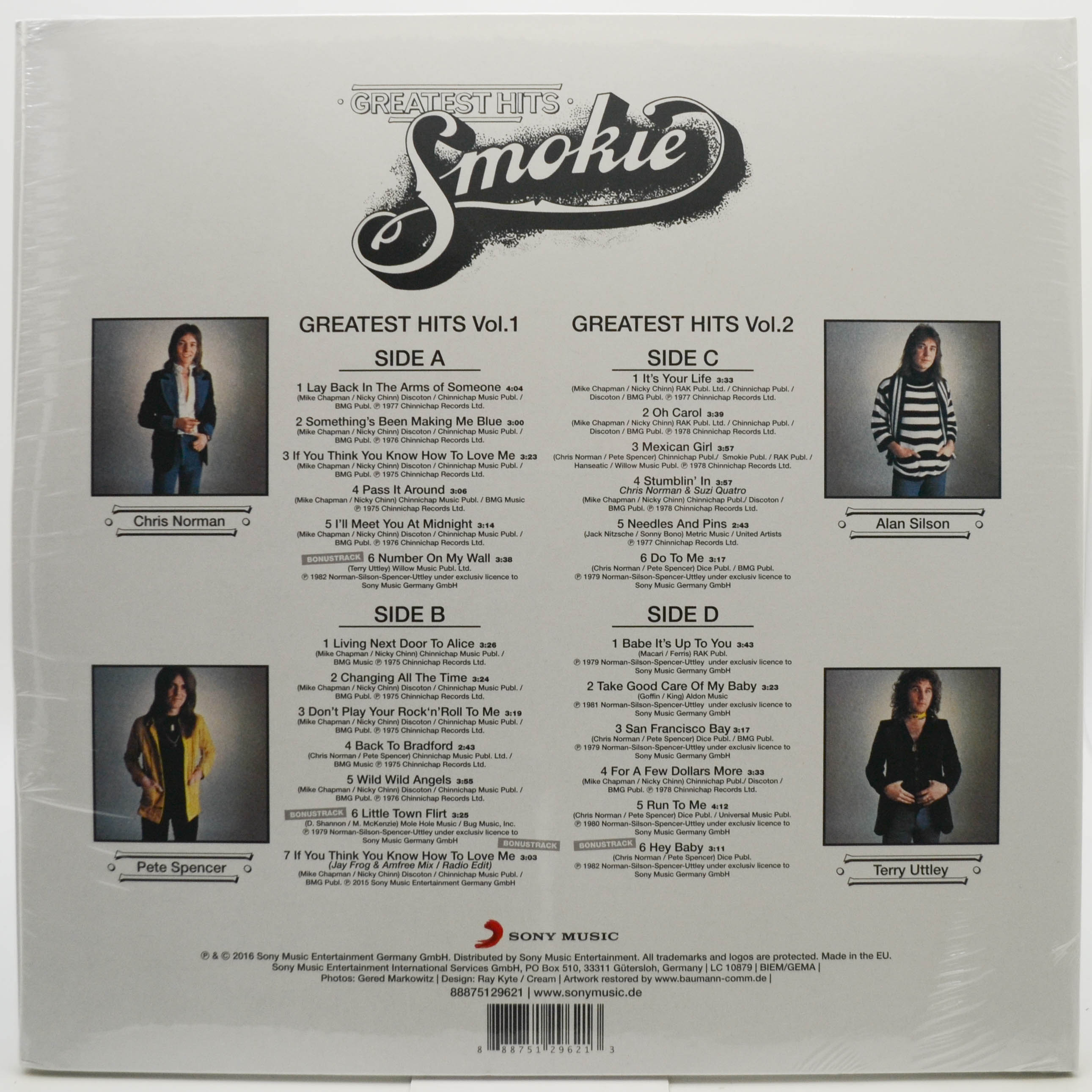 Smokie — Greatest Hits Vol.1 & Vol.2 (2LP), 1977