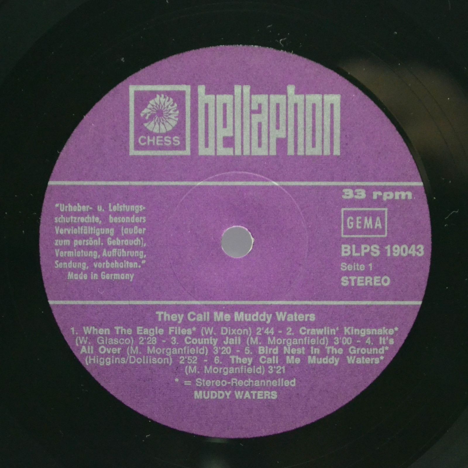 Виниловая пластинка Muddy Waters — They Call Me Muddy Waters, 1971