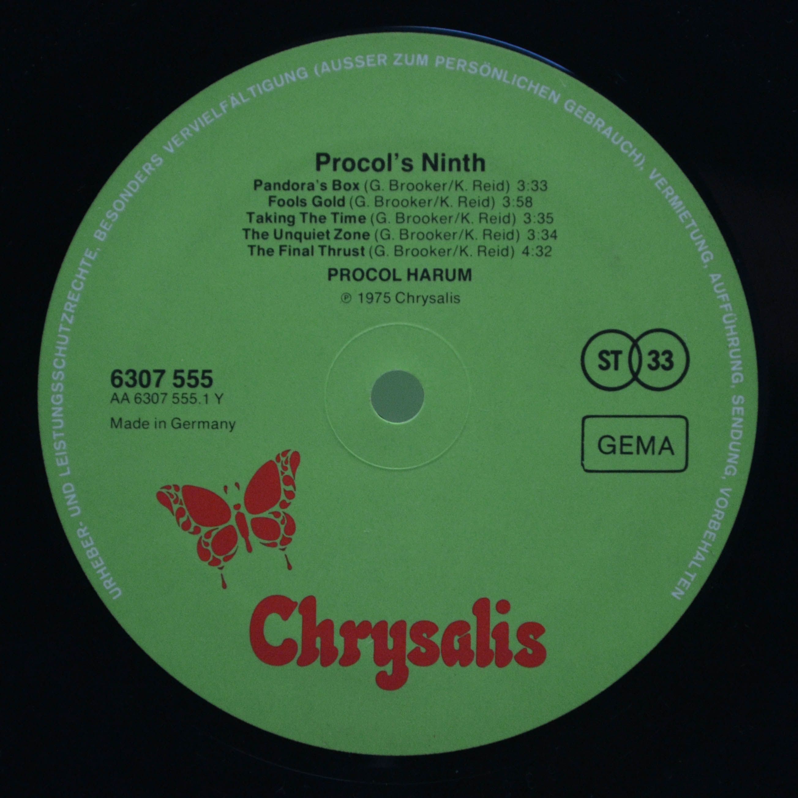 Procol Harum — Procol's Ninth, 1975
