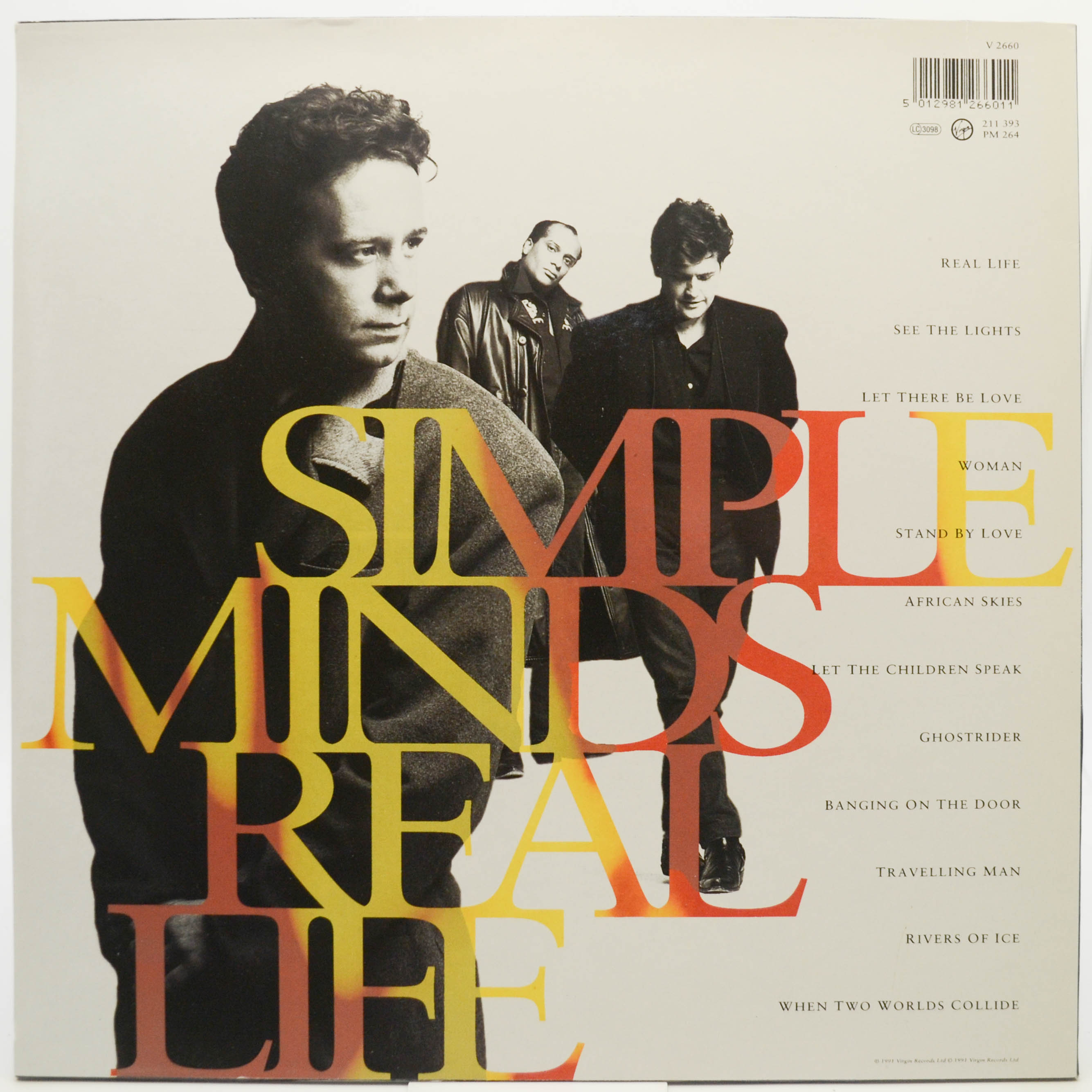 Виниловая пластинка Simple Minds — Real Life, 1991