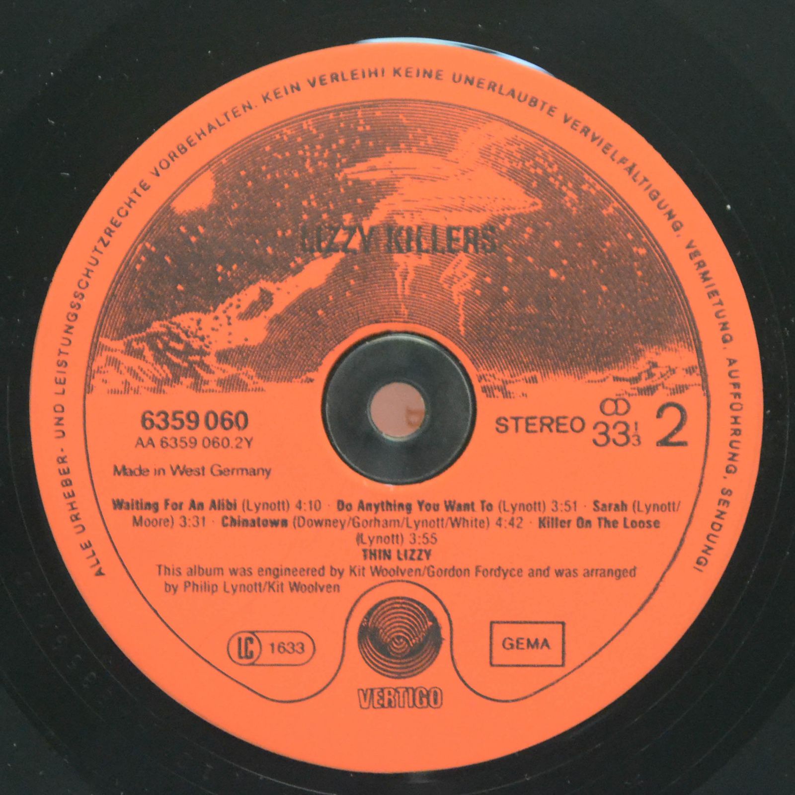 Виниловая пластинка Thin Lizzy — Lizzy Killers, 1981