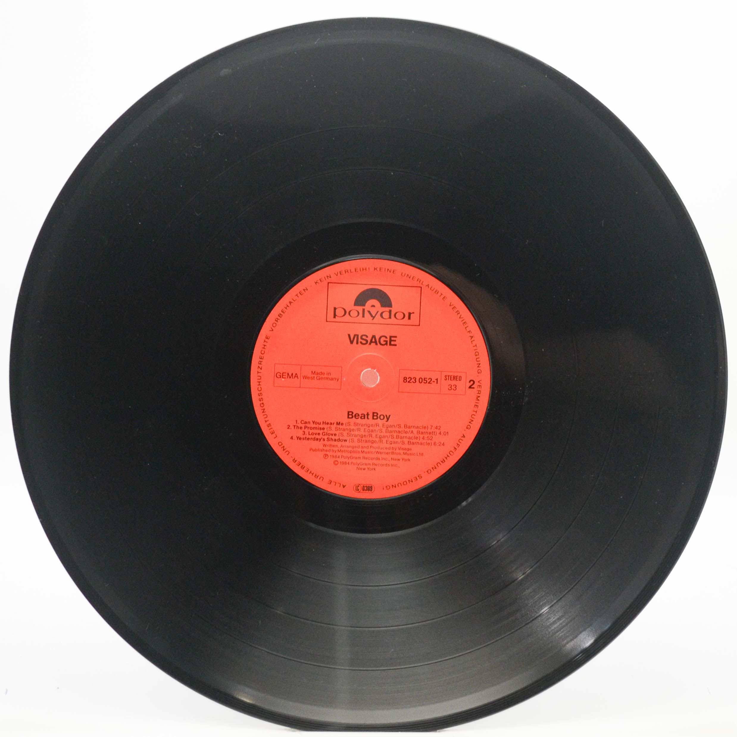 Виниловая пластинка Visage — Beat Boy, 1984