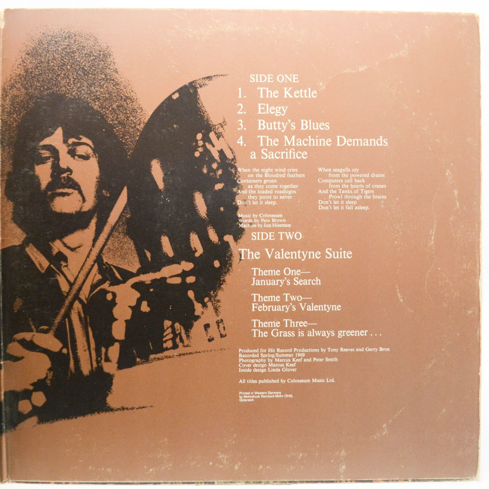 Виниловая пластинка Colosseum — Valentyne Suite, 1969
