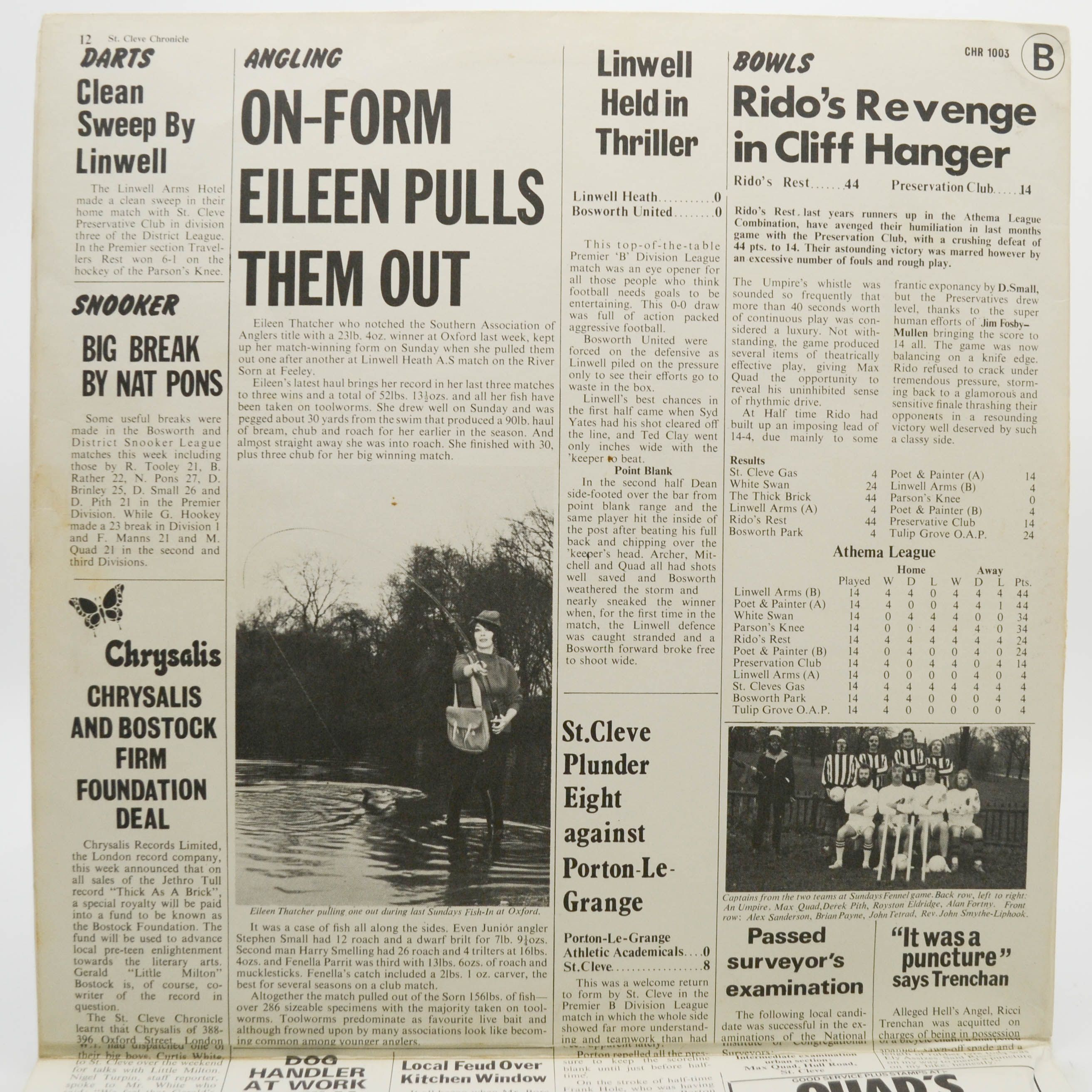 Jethro Tull — Thick As A Brick, 1972