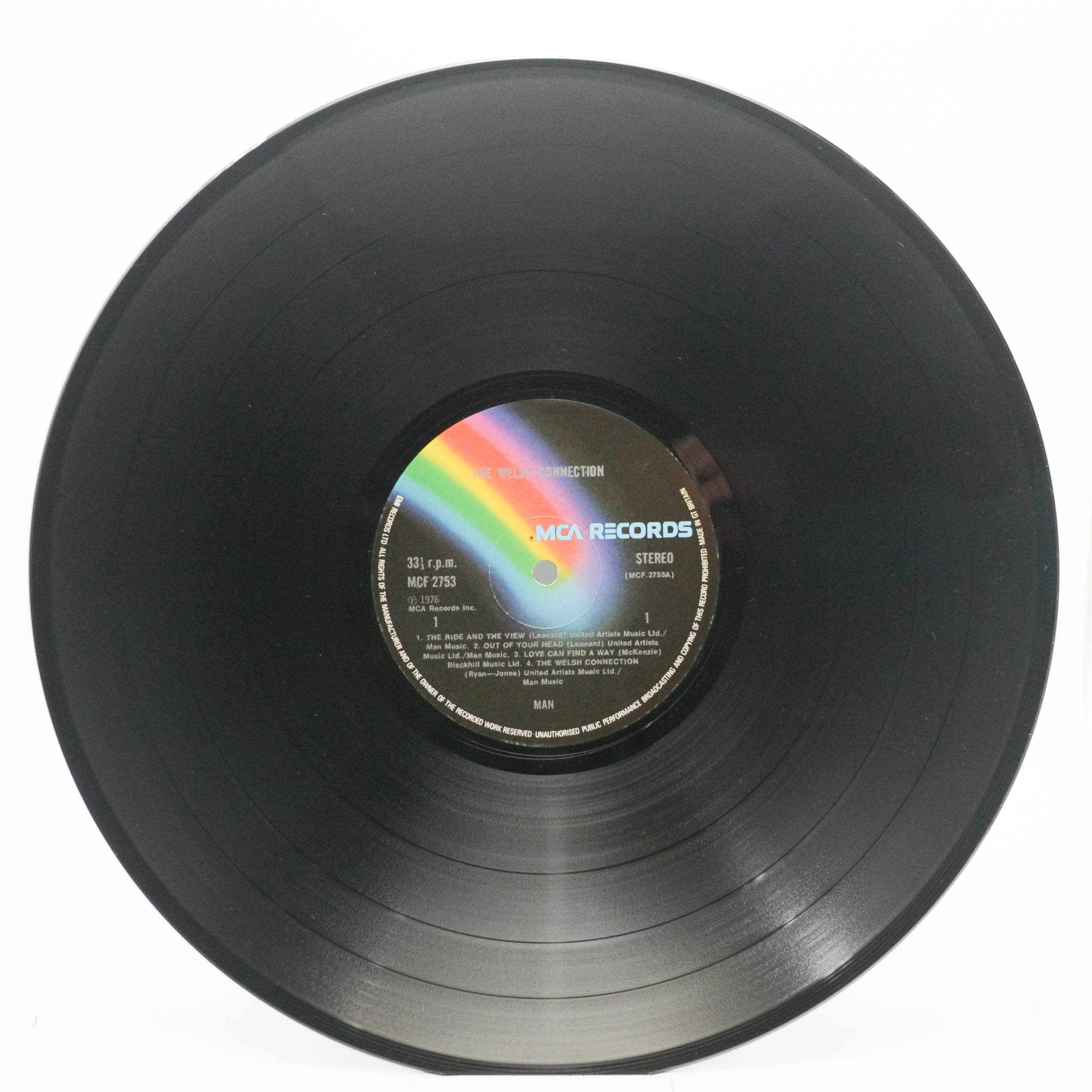 Виниловая пластинка Man — The Welsh Connection (1-st, UK), 1976