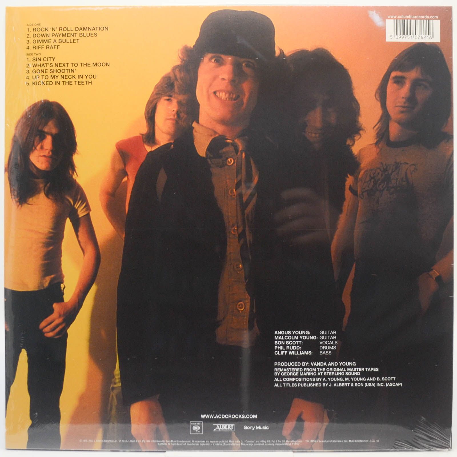 Виниловая пластинка AC/DC — Powerage, 1978
