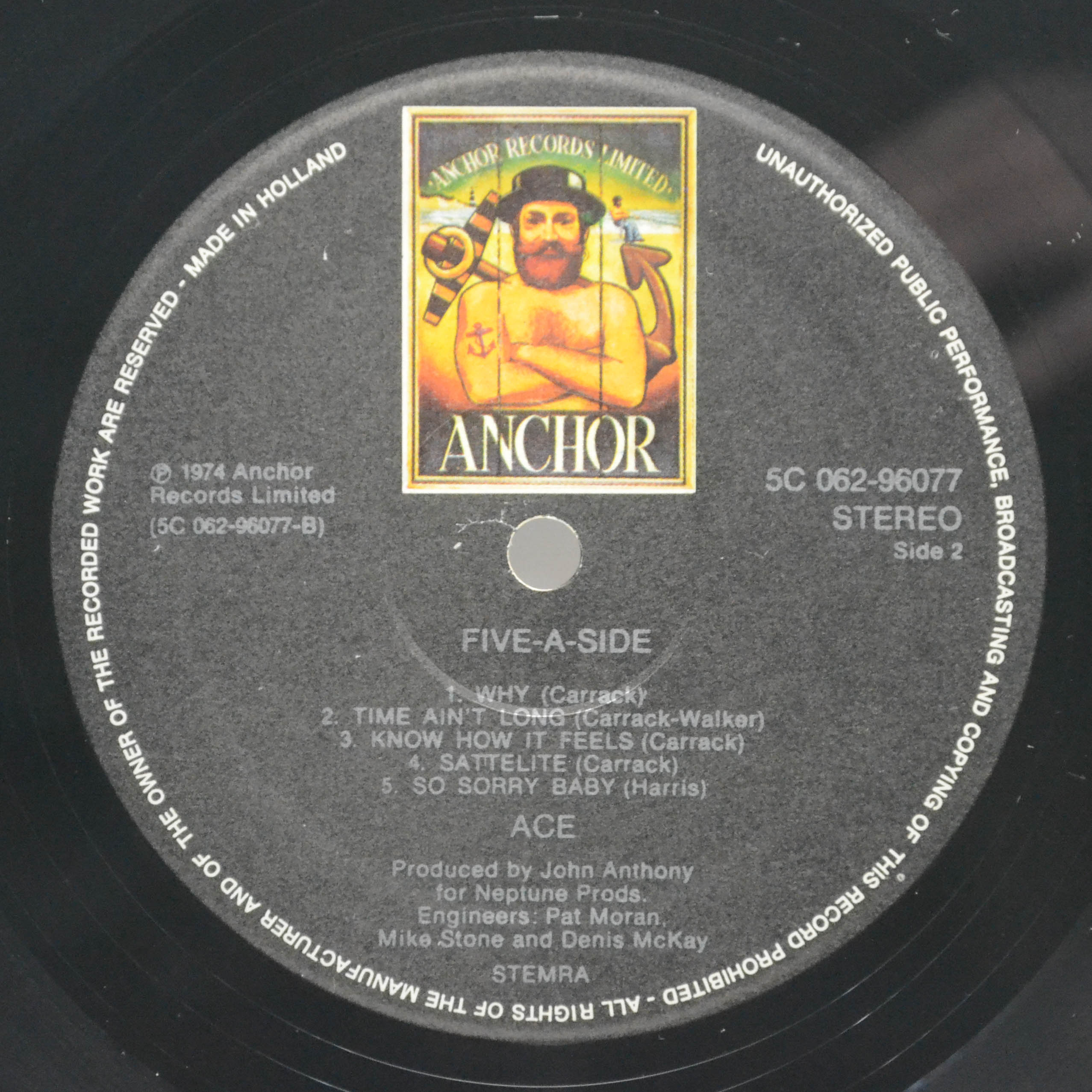 Ace — Five-A-Side, 1974