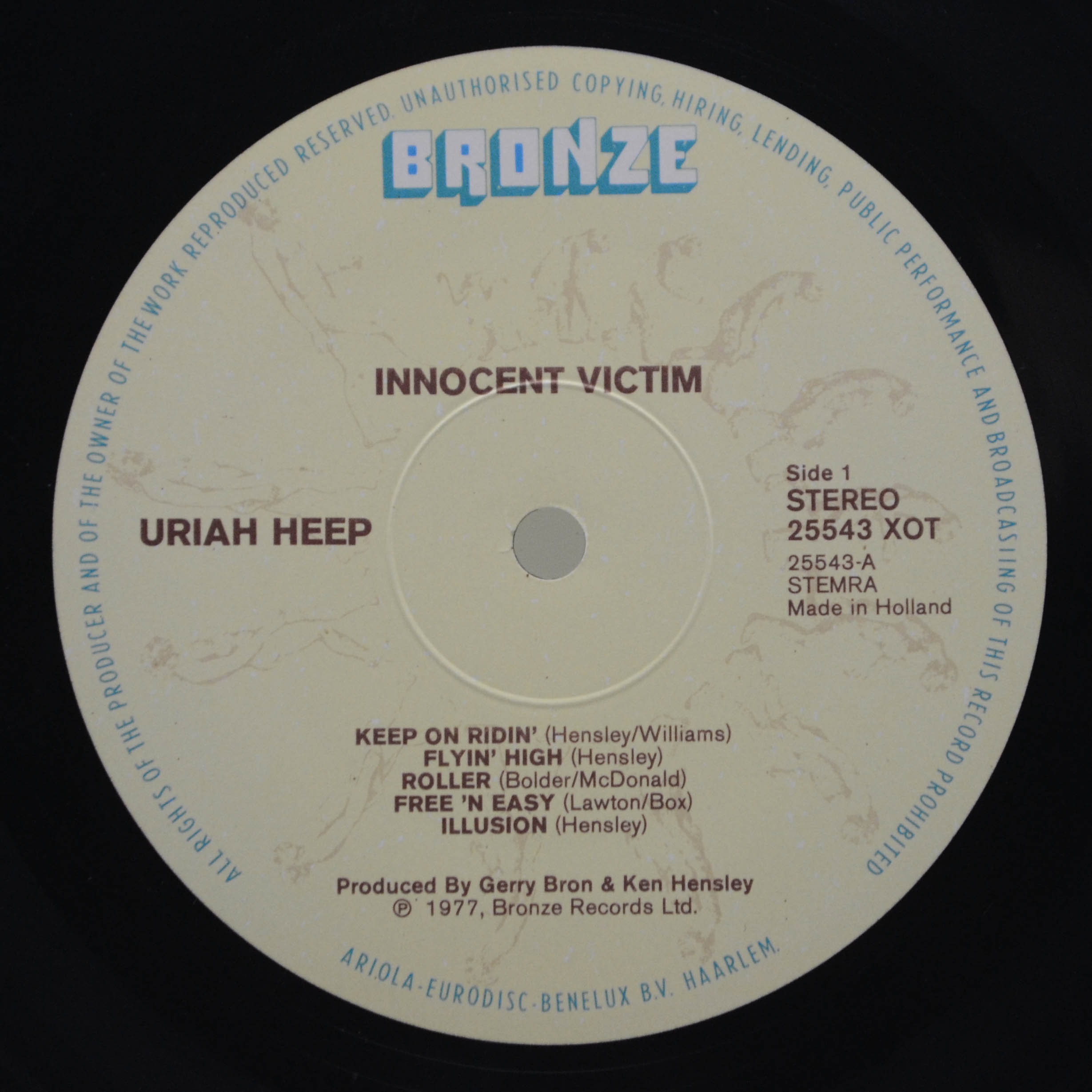 Виниловая пластинка Uriah Heep — Innocent Victim, 1977