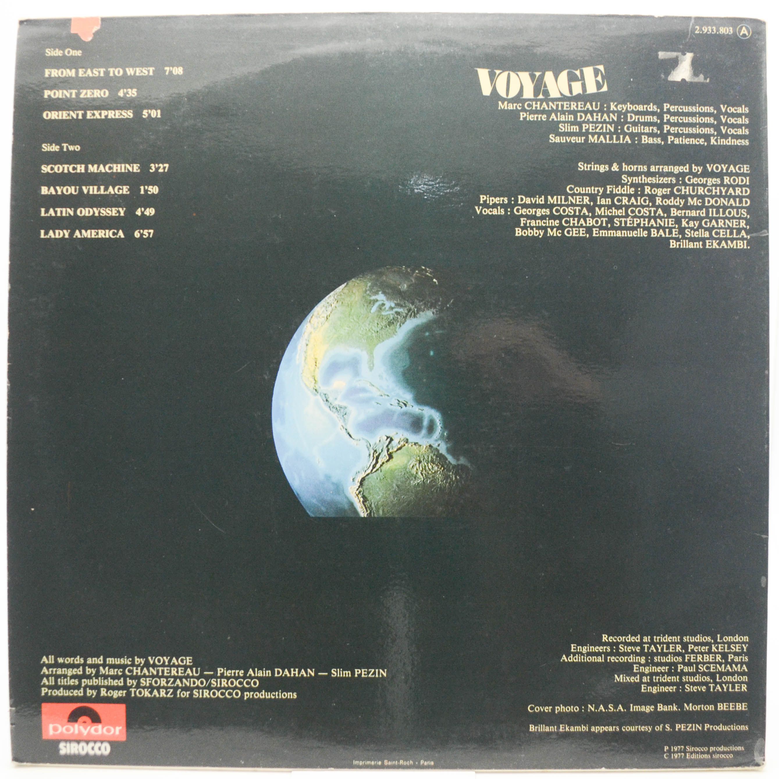 Виниловая пластинка Voyage — Voyage (1-st, France), 1977