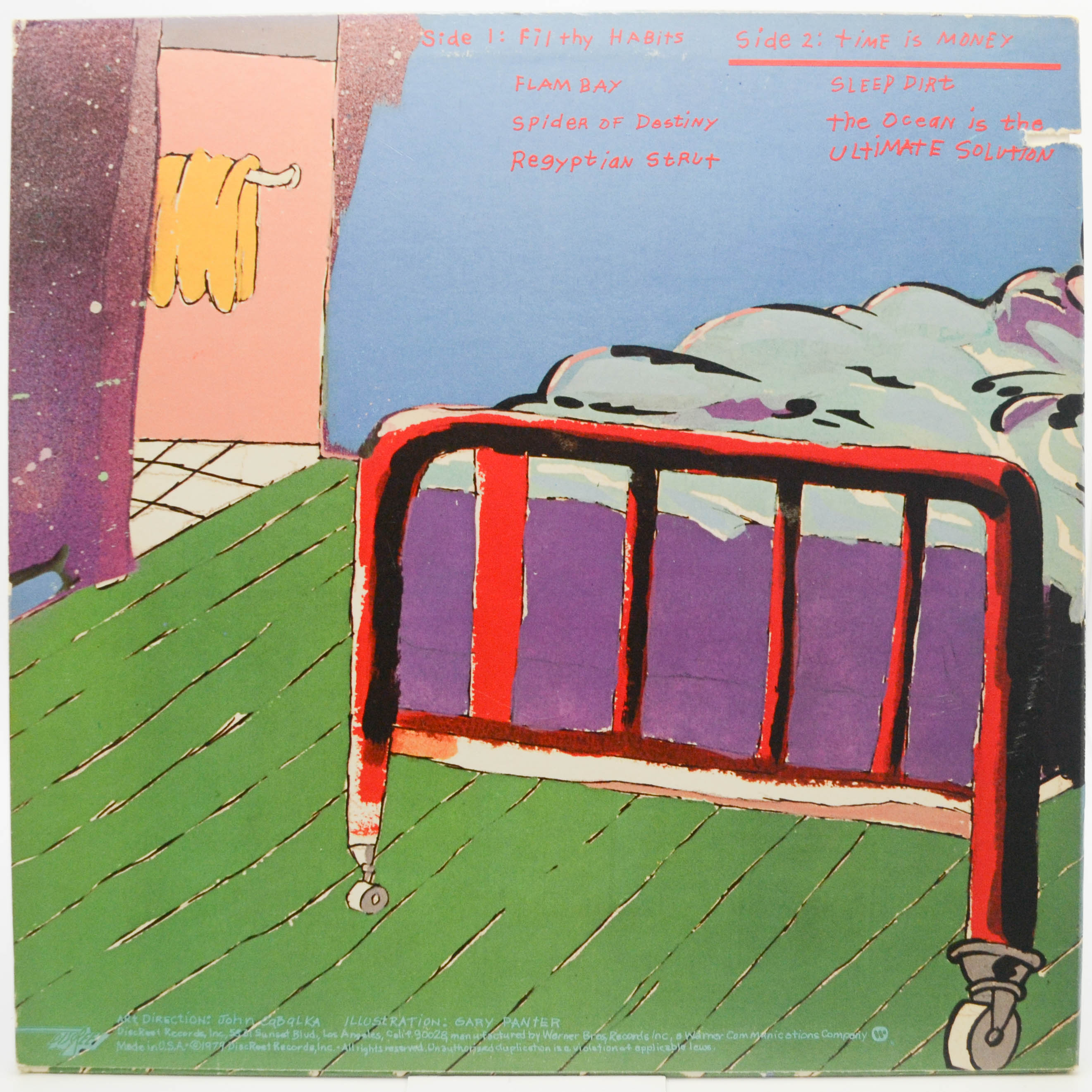 Виниловая пластинка Frank Zappa — Sleep Dirt (1-st, USA), 1979