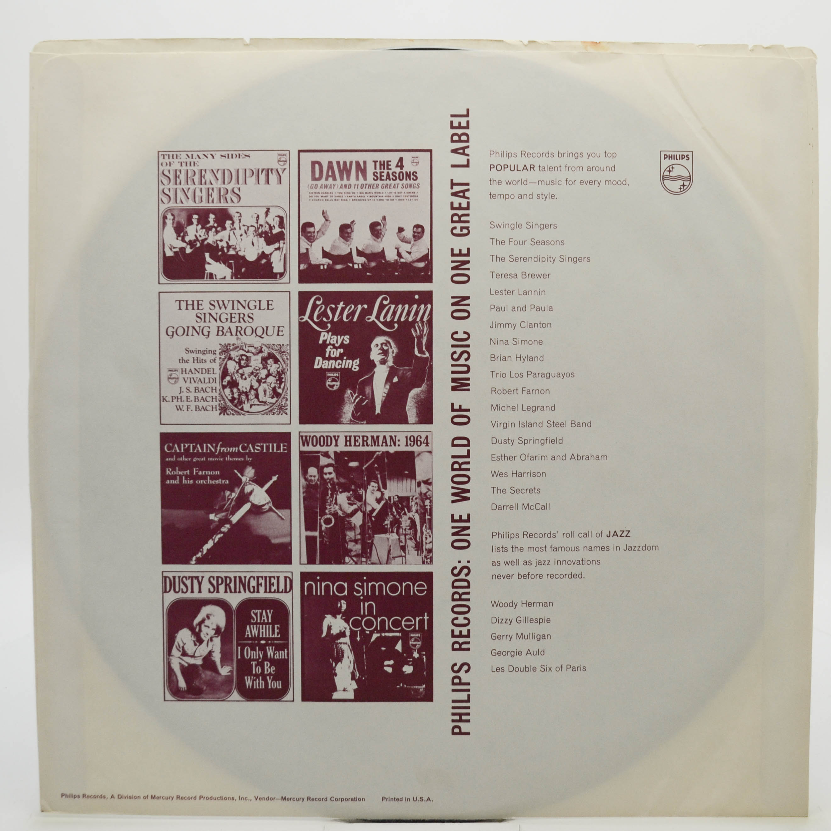 Dusty Springfield — OoooooWeeee!!! (USA), 1965