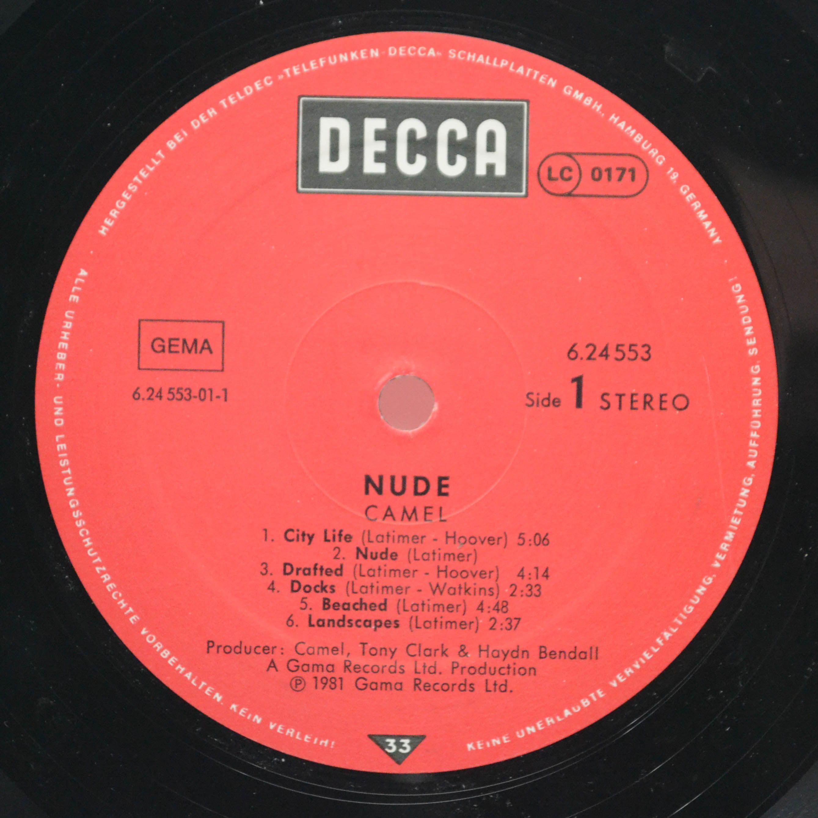 Camel — Nude, 1981