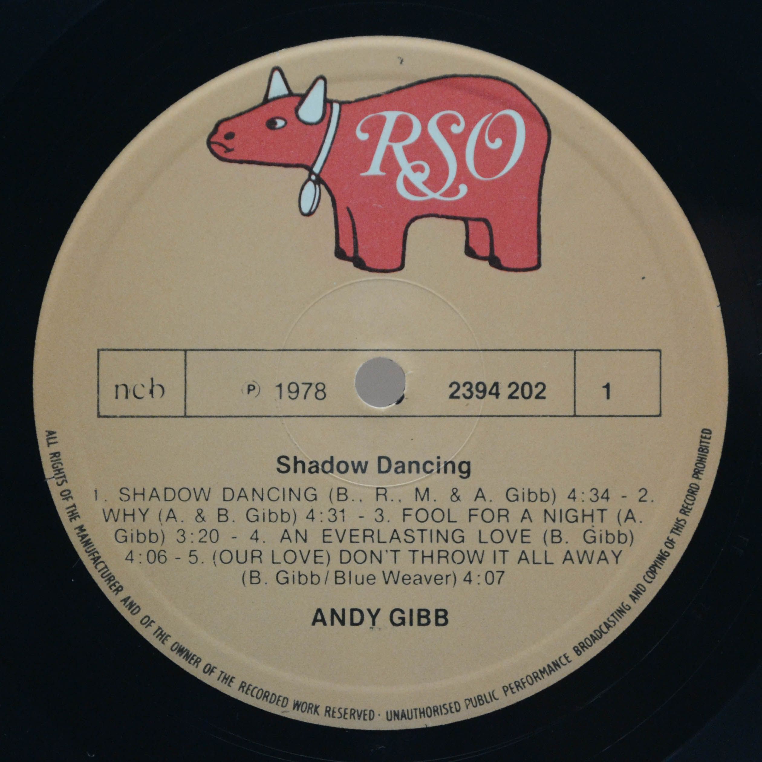 Andy Gibb — Shadow Dancing, 1978