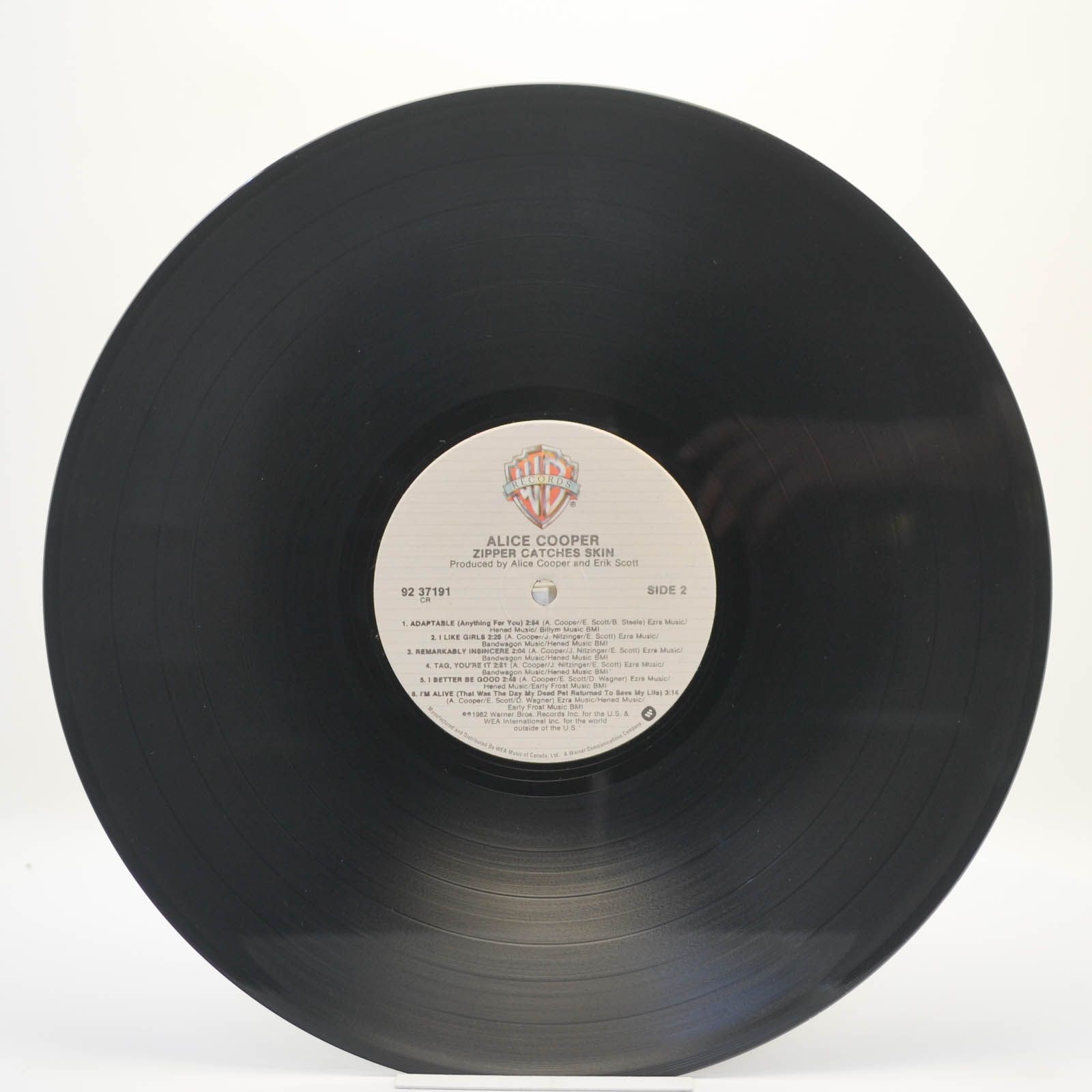 Alice Cooper — Zipper Catches Skin, 1982