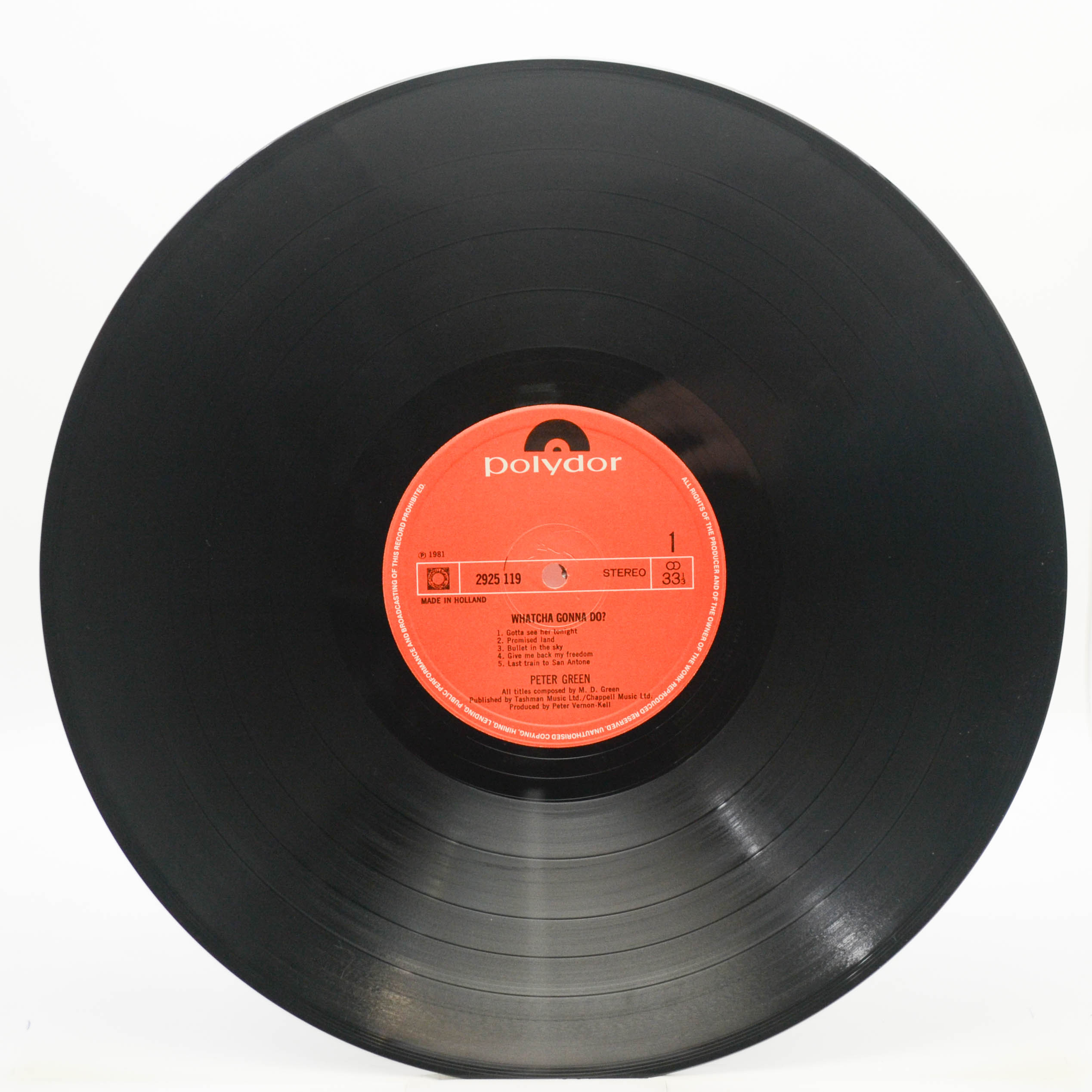 Peter Green — Whatcha Gonna Do?, 1981