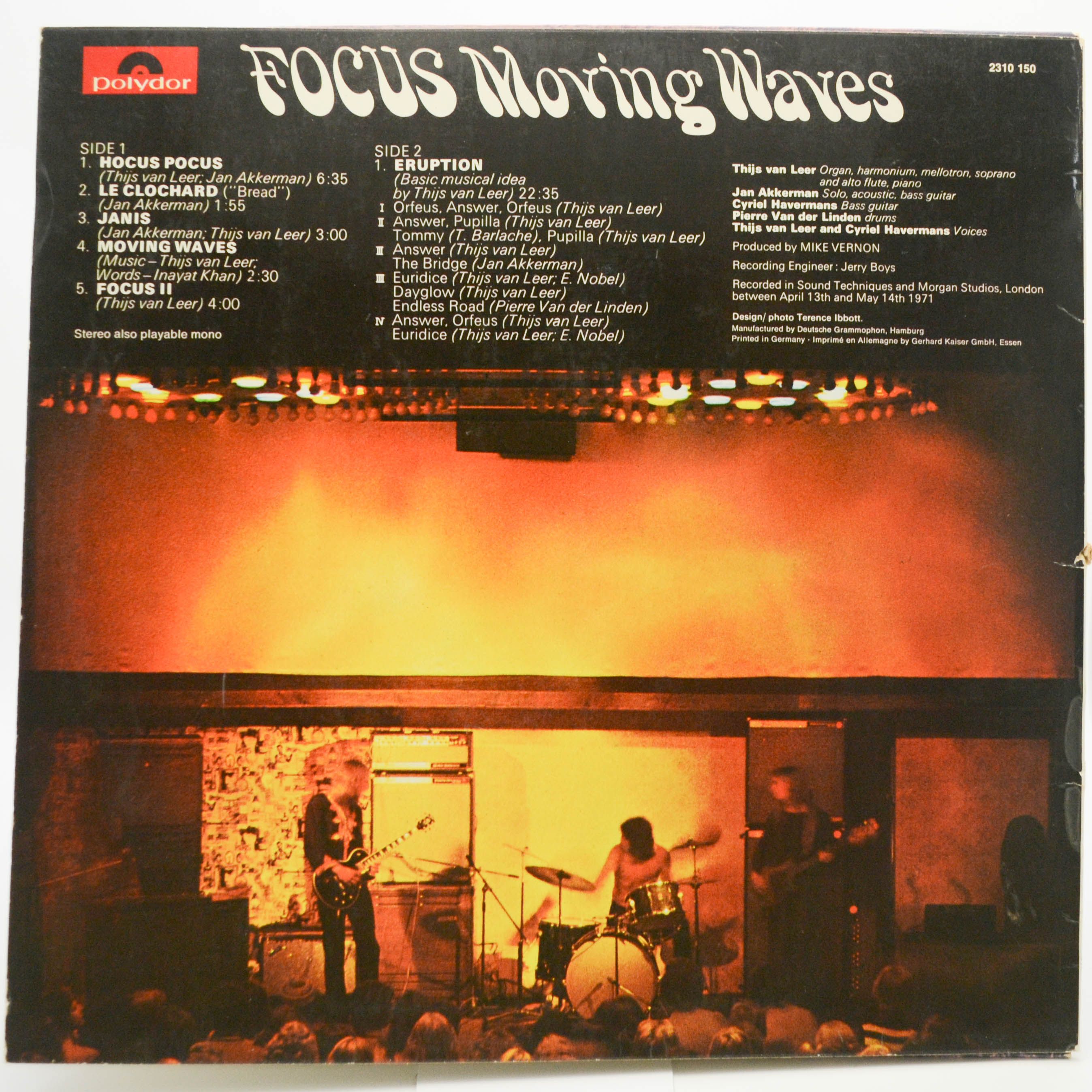 Виниловая пластинка Focus — Moving Waves, 1971