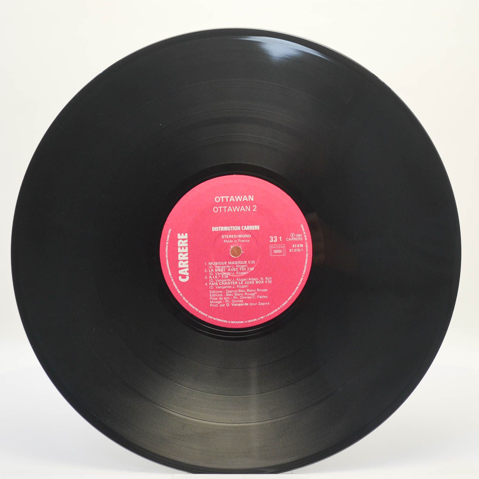 Виниловая пластинка Ottawan — 2 (France), 1981