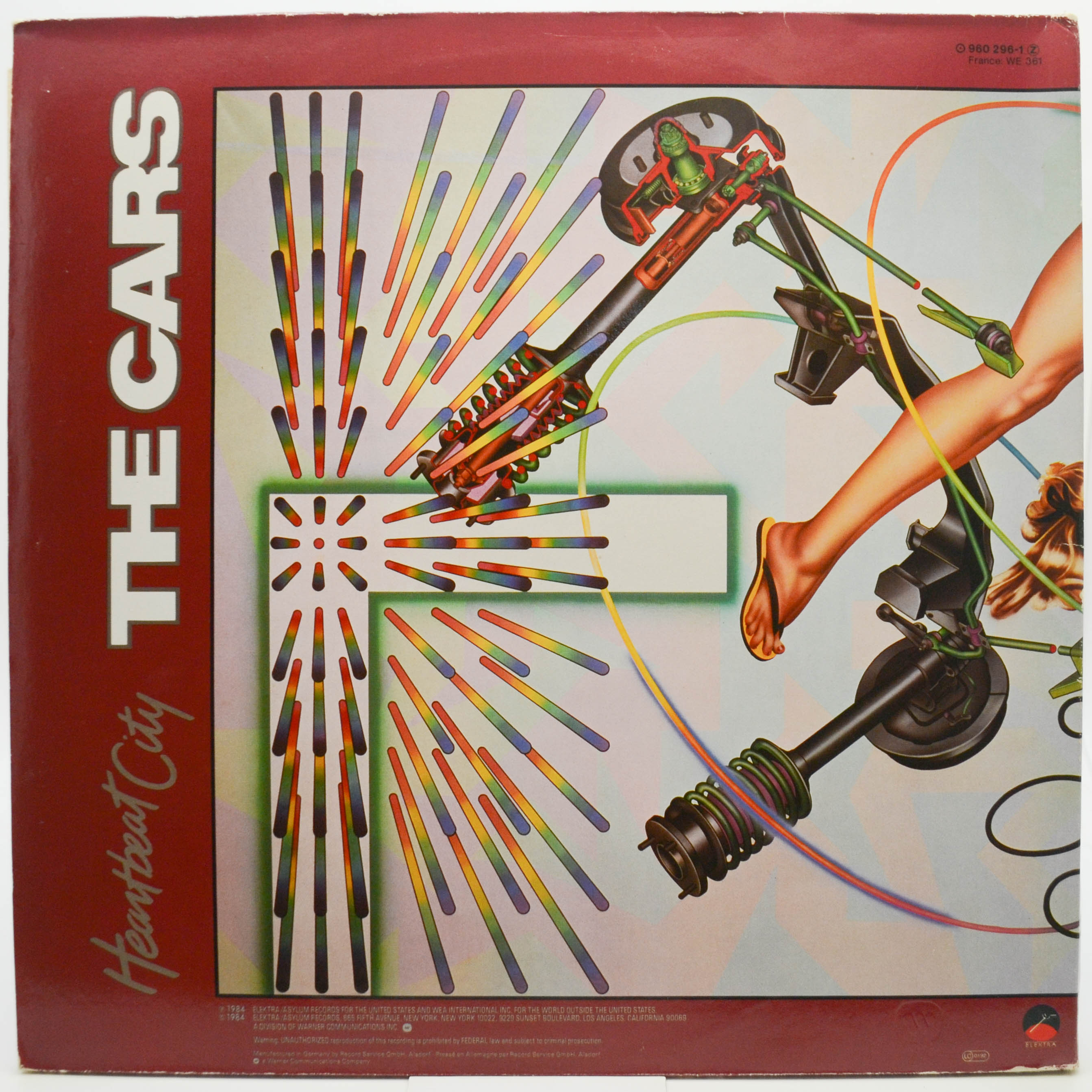 Виниловая пластинка Cars — Heartbeat City, 1984