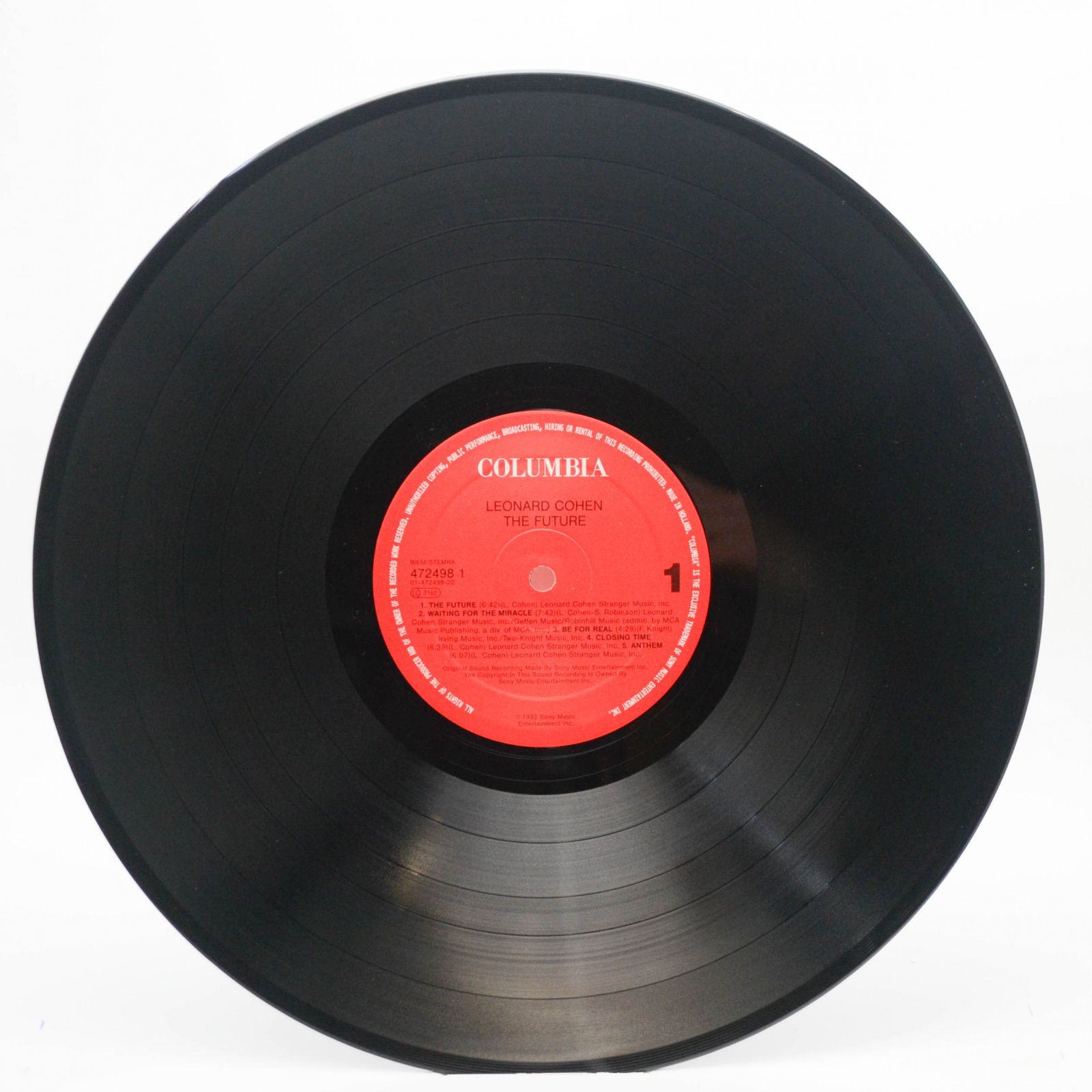 Leonard Cohen — The Future, 1992