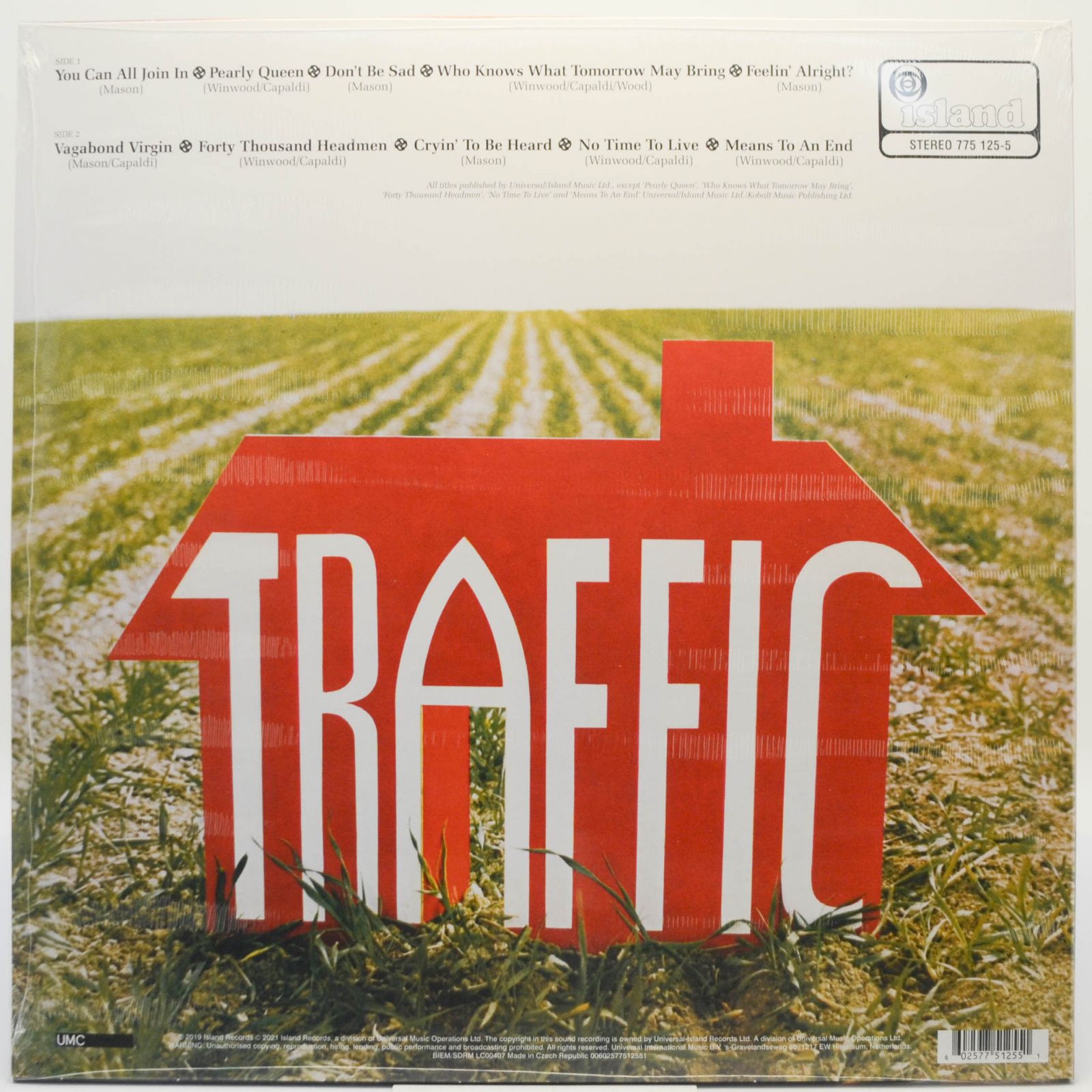 Виниловая пластинка Traffic — Traffic, 2021