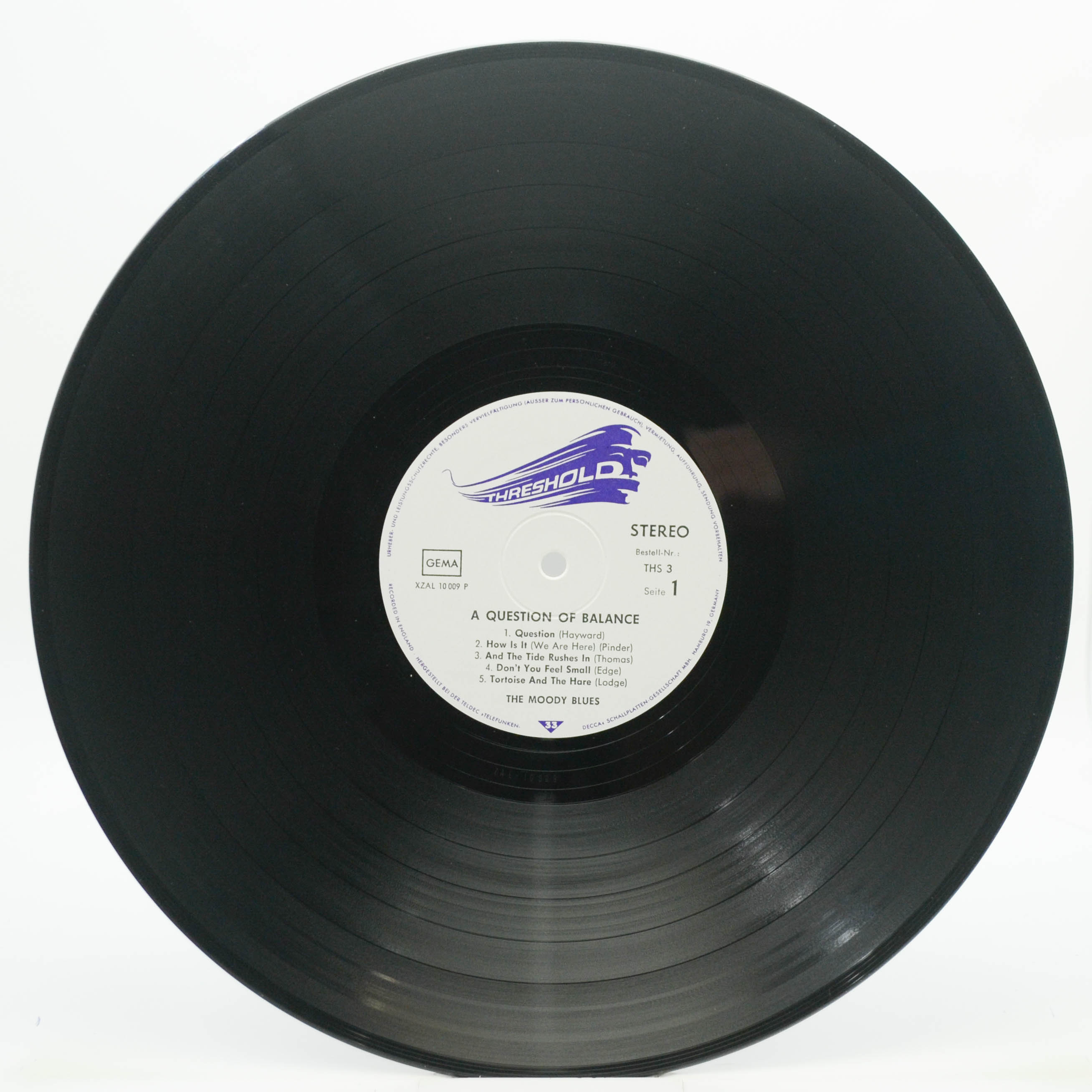 Виниловая пластинка Moody Blues — A Question Of Balance, 1970