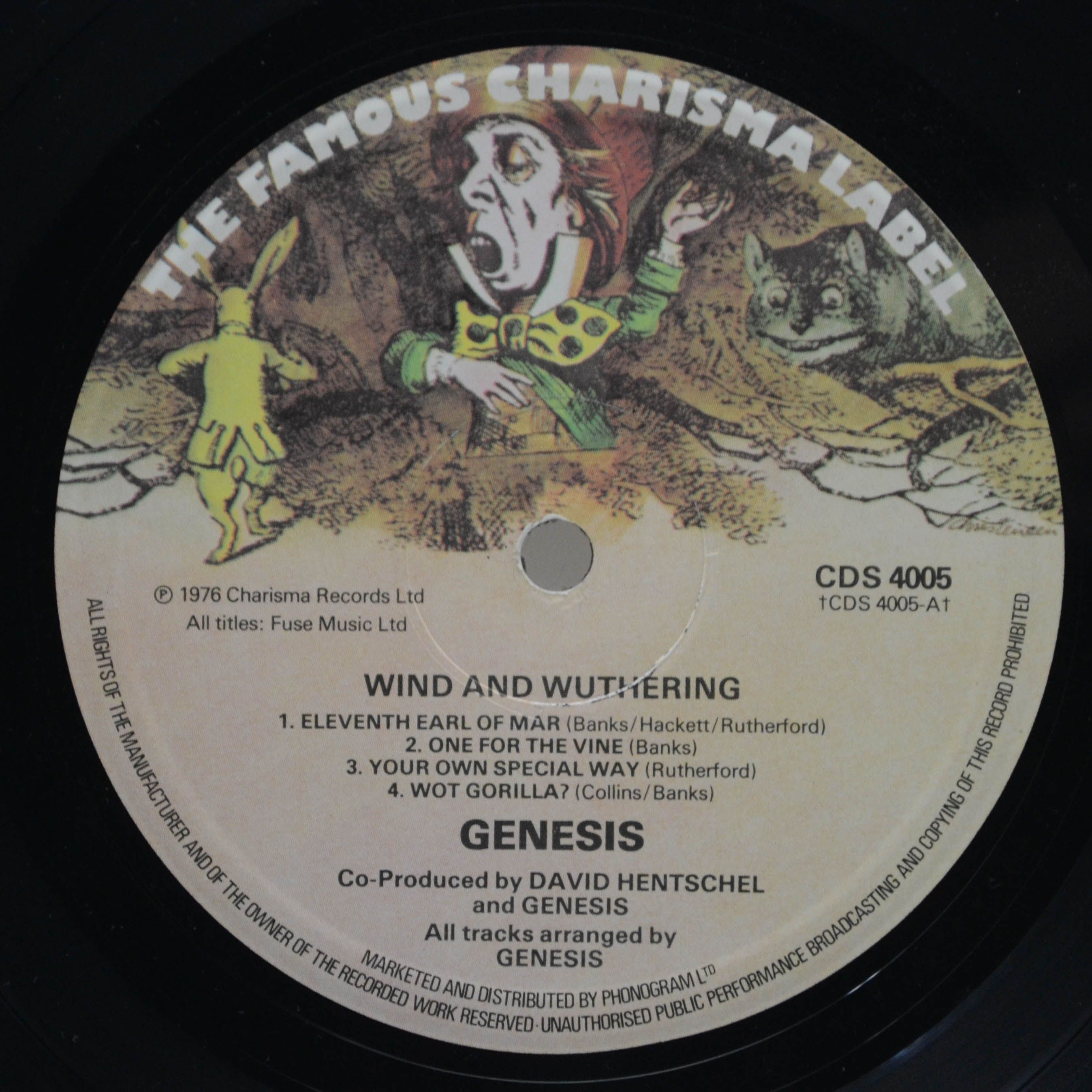 Genesis — Wind & Wuthering (1-st UK), 1976