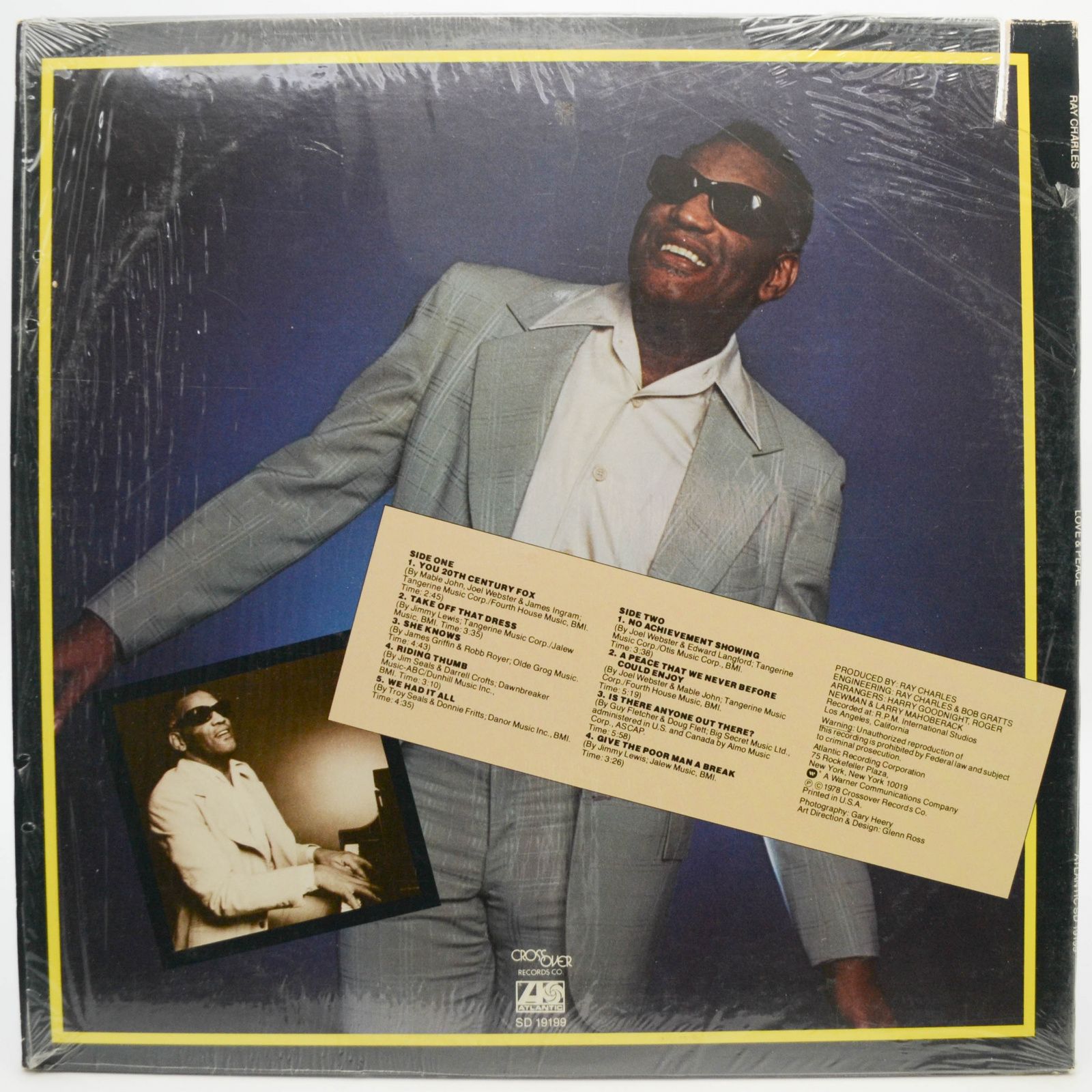 Ray Charles — Love & Peace (USA), 1978