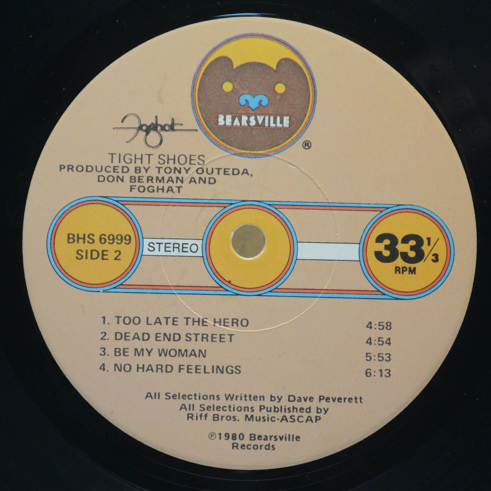 Foghat — Tight Shoes (USA), 1980