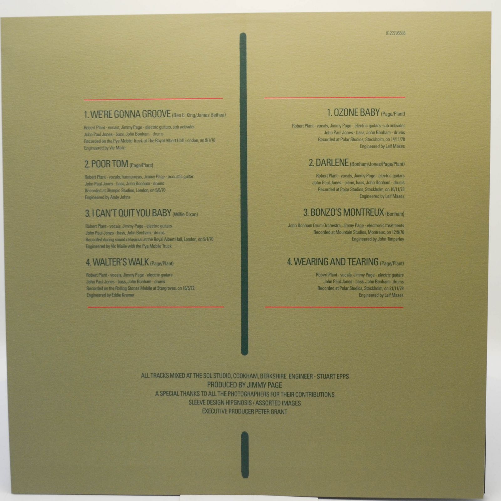 Led Zeppelin — Coda, 1982