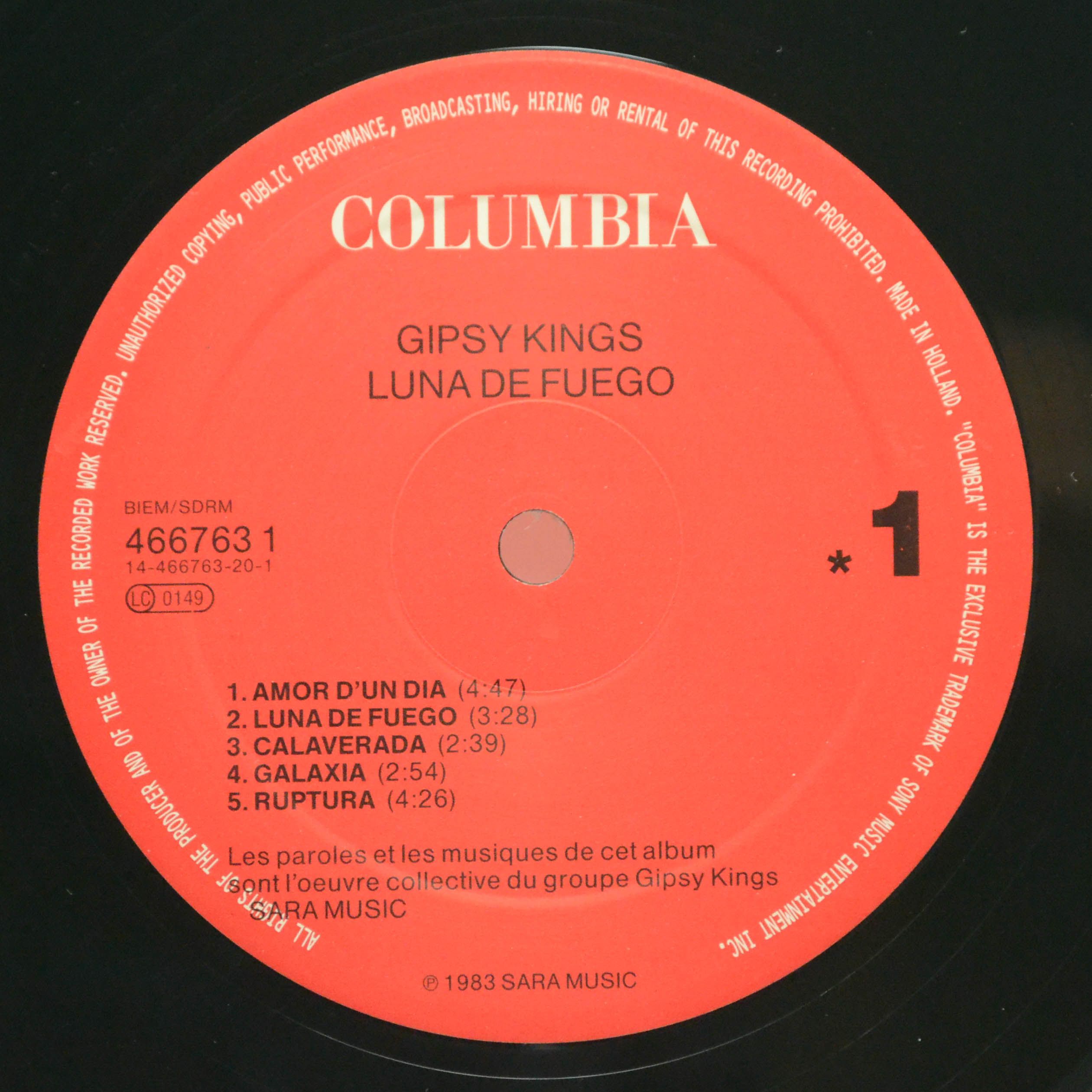 Виниловая пластинка Gipsy Kings — Luna De Fuego, 1983