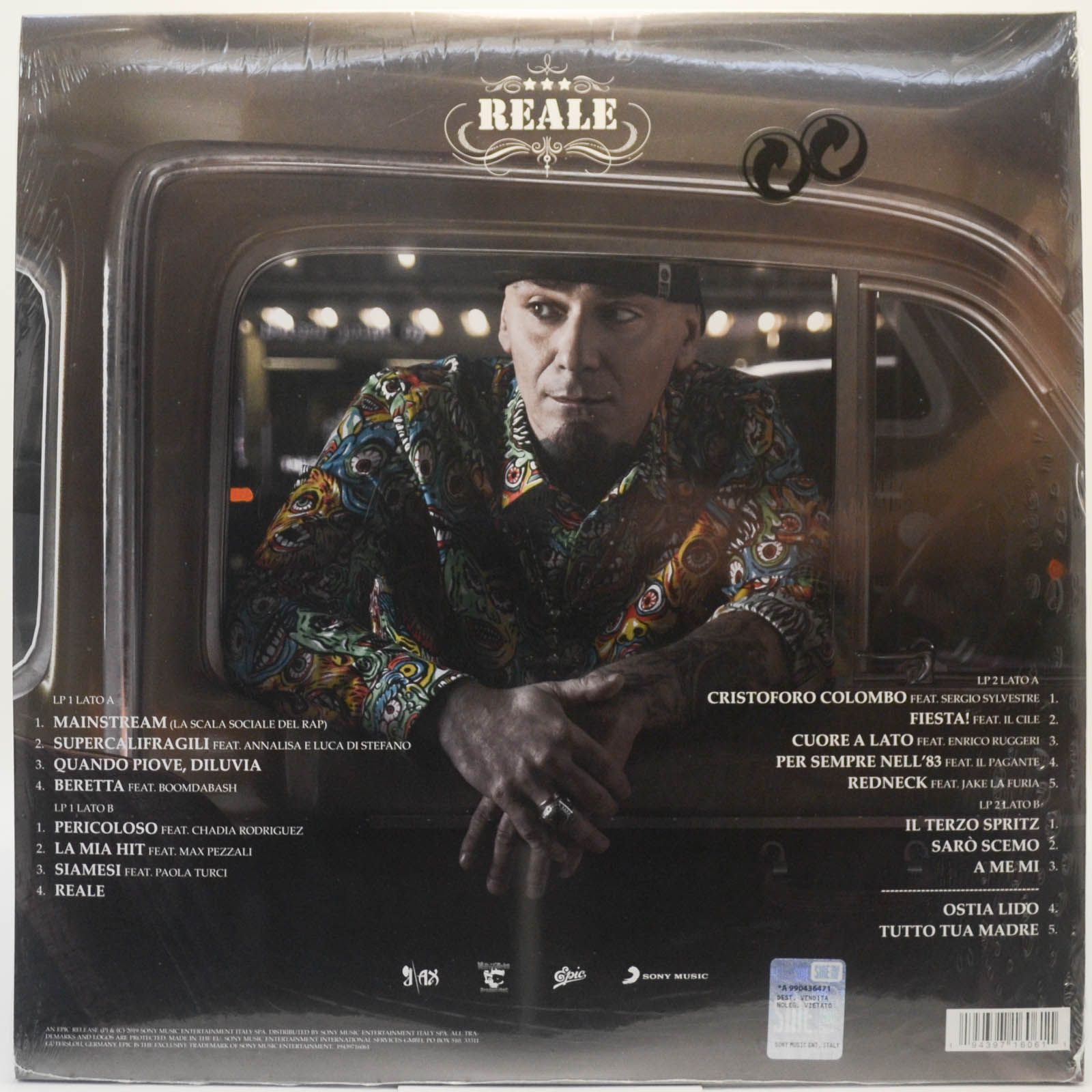 Виниловая пластинка J-Ax — Reale (2LP), 2019