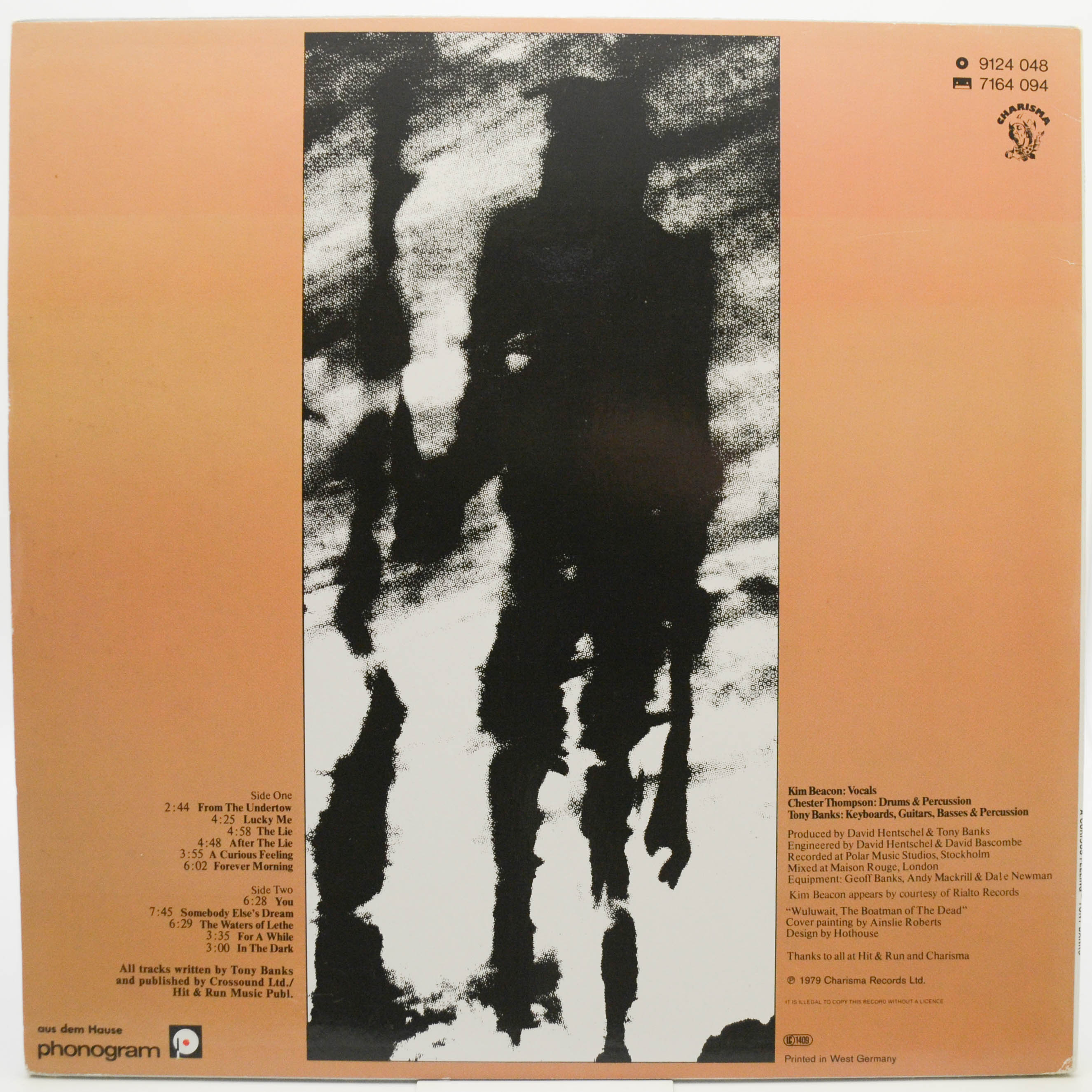 Виниловая пластинка Tony Banks — A Curious Feeling, 1979
