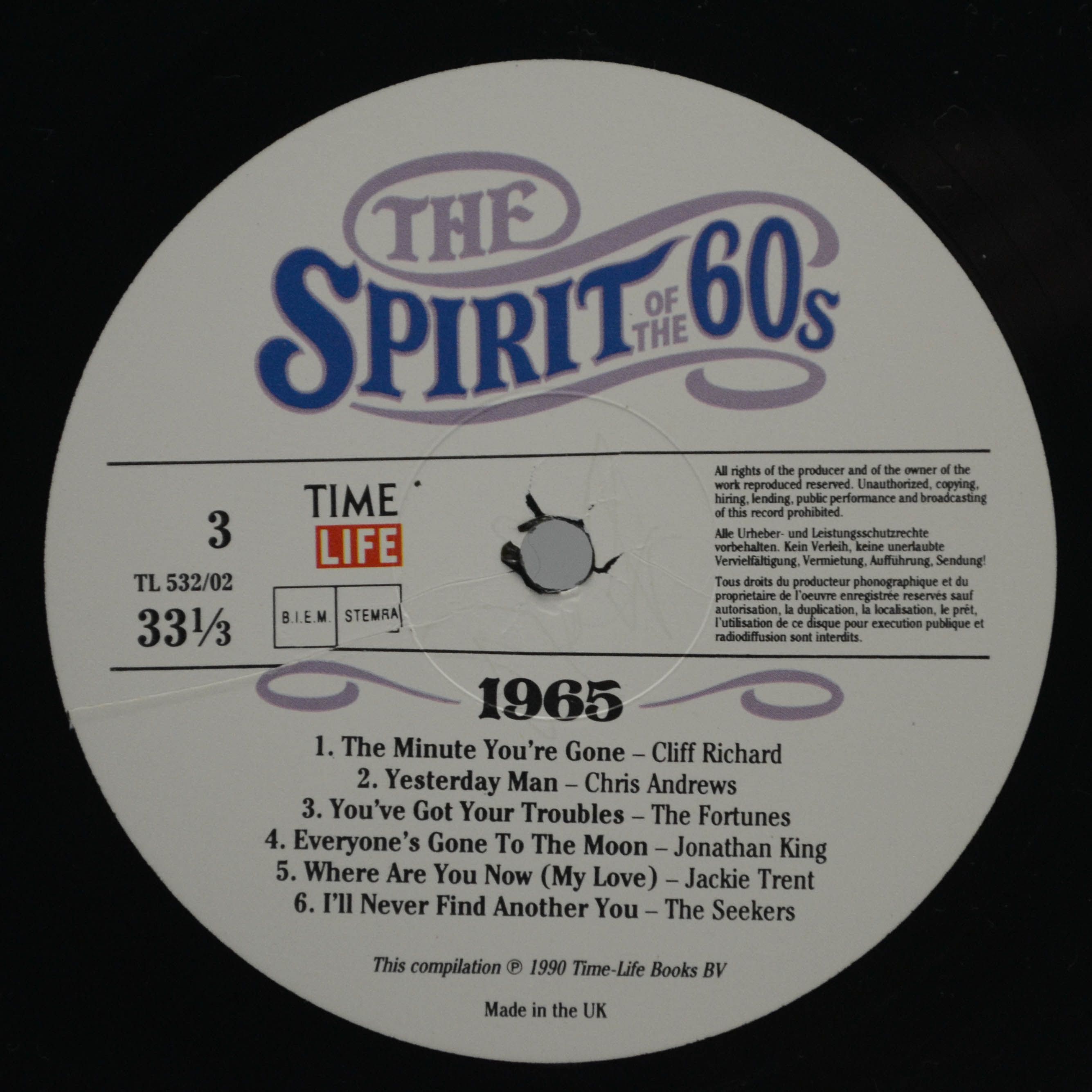 Various — The Spirit Of The 60s: 1965 (2LP), 1990