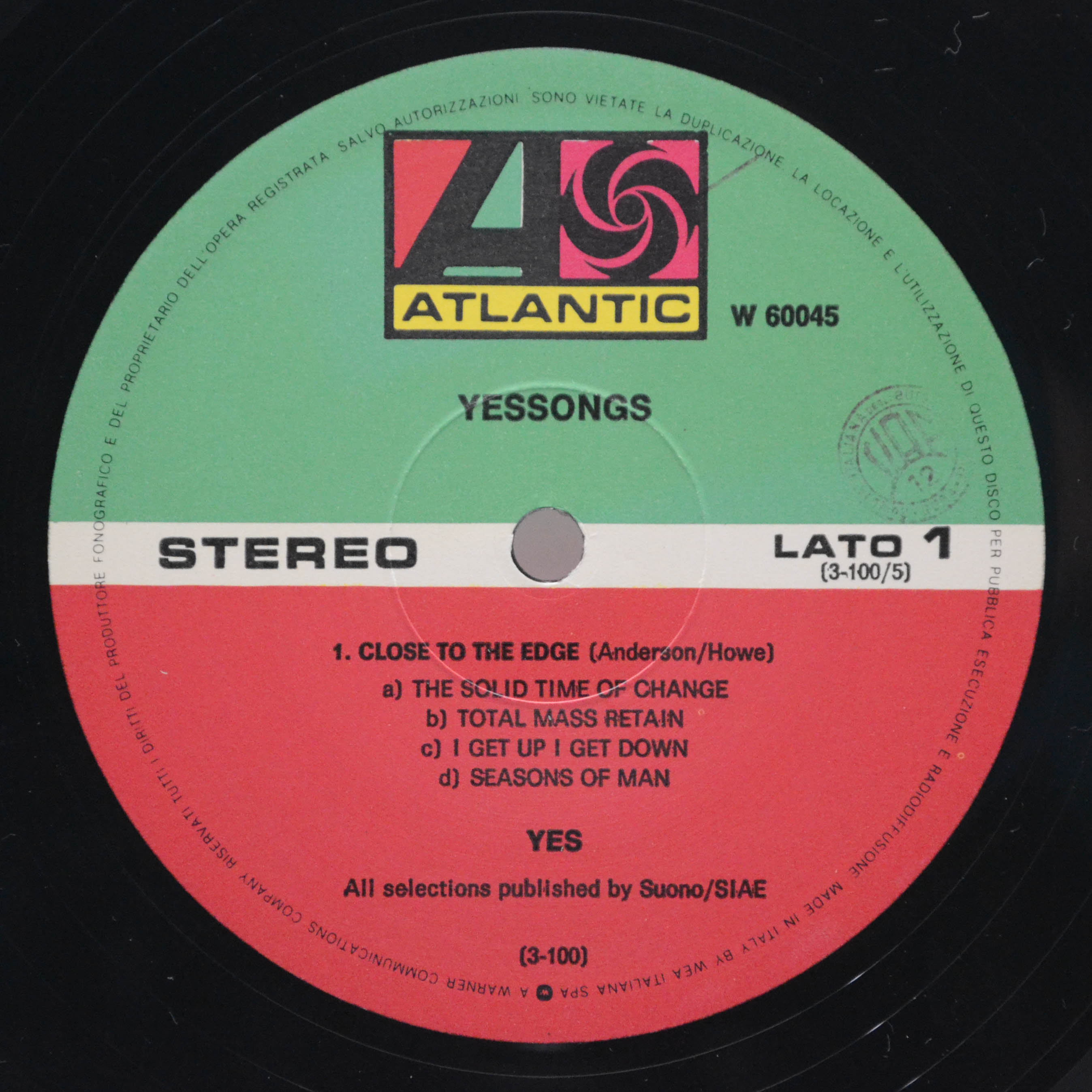 Виниловая пластинка Yes — Yessongs (3LP), 1973