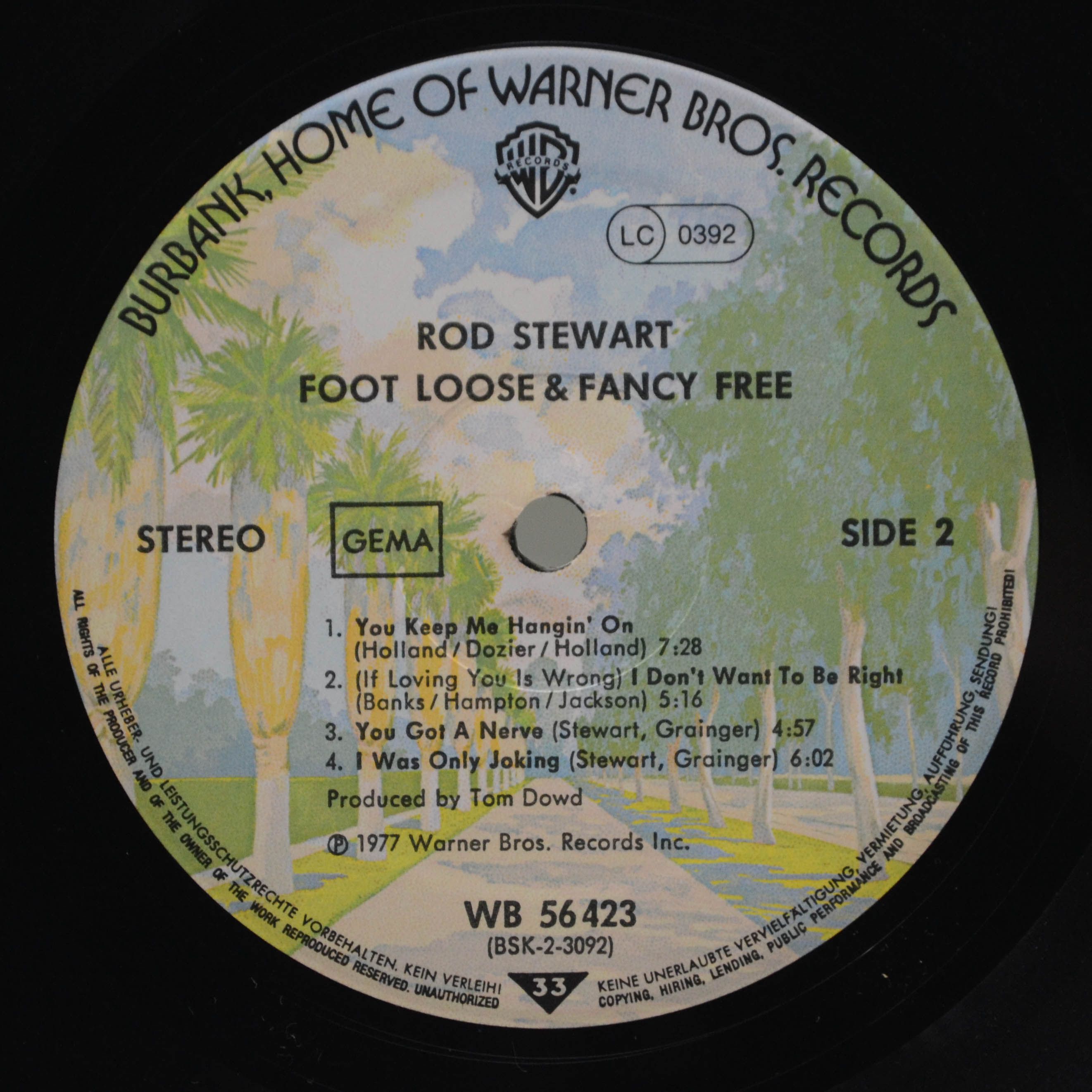 Rod Stewart — Foot Loose & Fancy Free (booklet), 1977