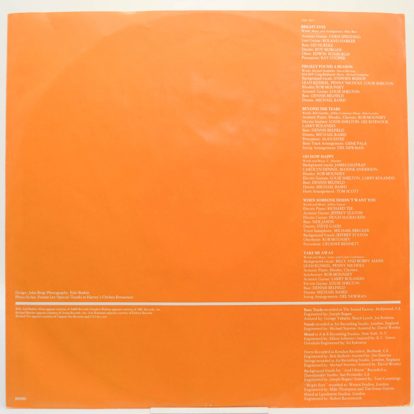 Art Garfunkel — Fate For Breakfast, 1979