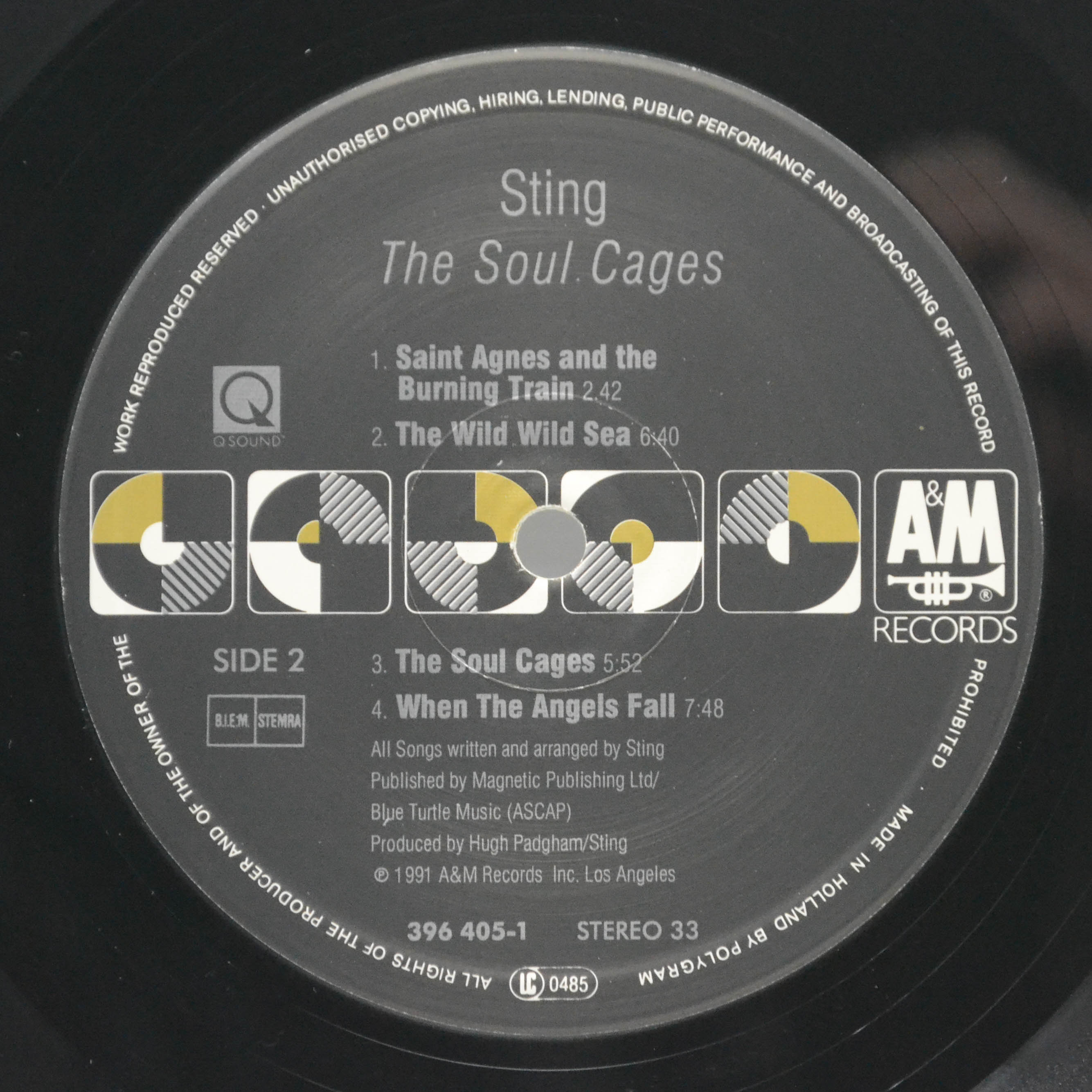 Sting — The Soul Cages, 1991
