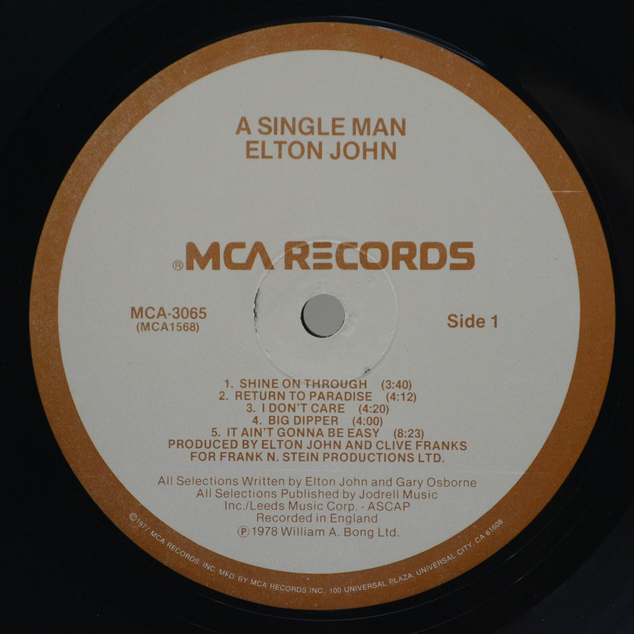 Elton John — A Single Man (USA), 1978